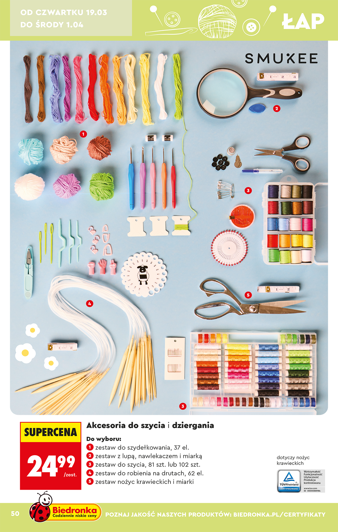 biedronka - Biedronka - Hity i inspiracje leták platný od soboty 14.03.2026 do neděle 29.03.2026 - page: 50