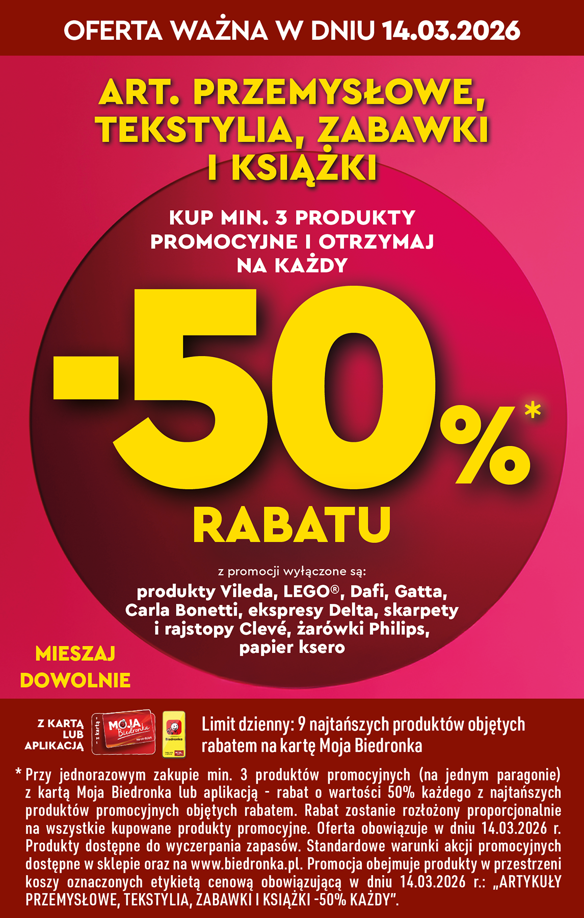 biedronka - Biedronka - Najtańsza sobota leták platný od soboty 14.03.2026 - page: 3