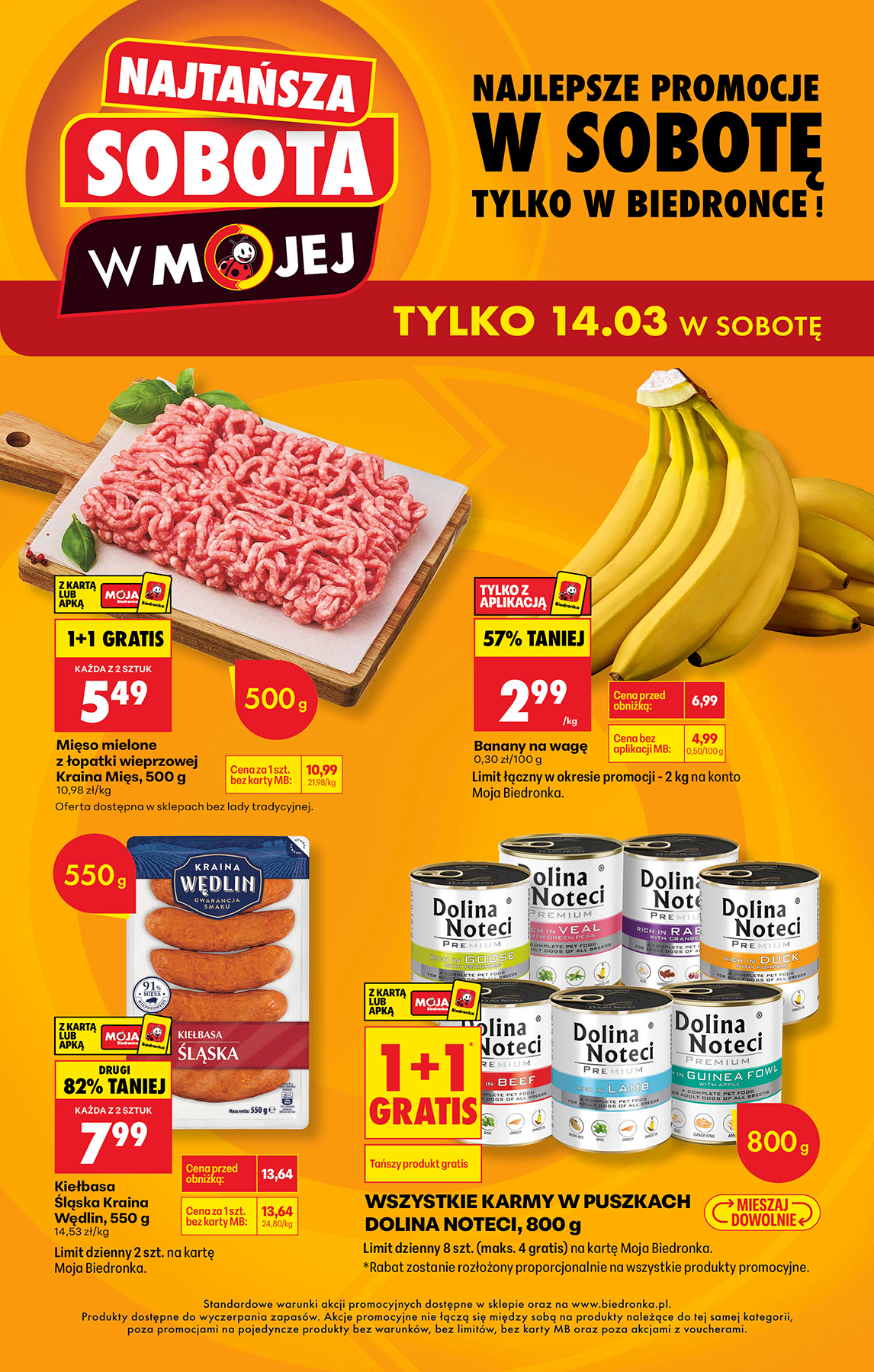 biedronka - Biedronka - Najtańsza sobota leták platný od soboty 14.03.2026