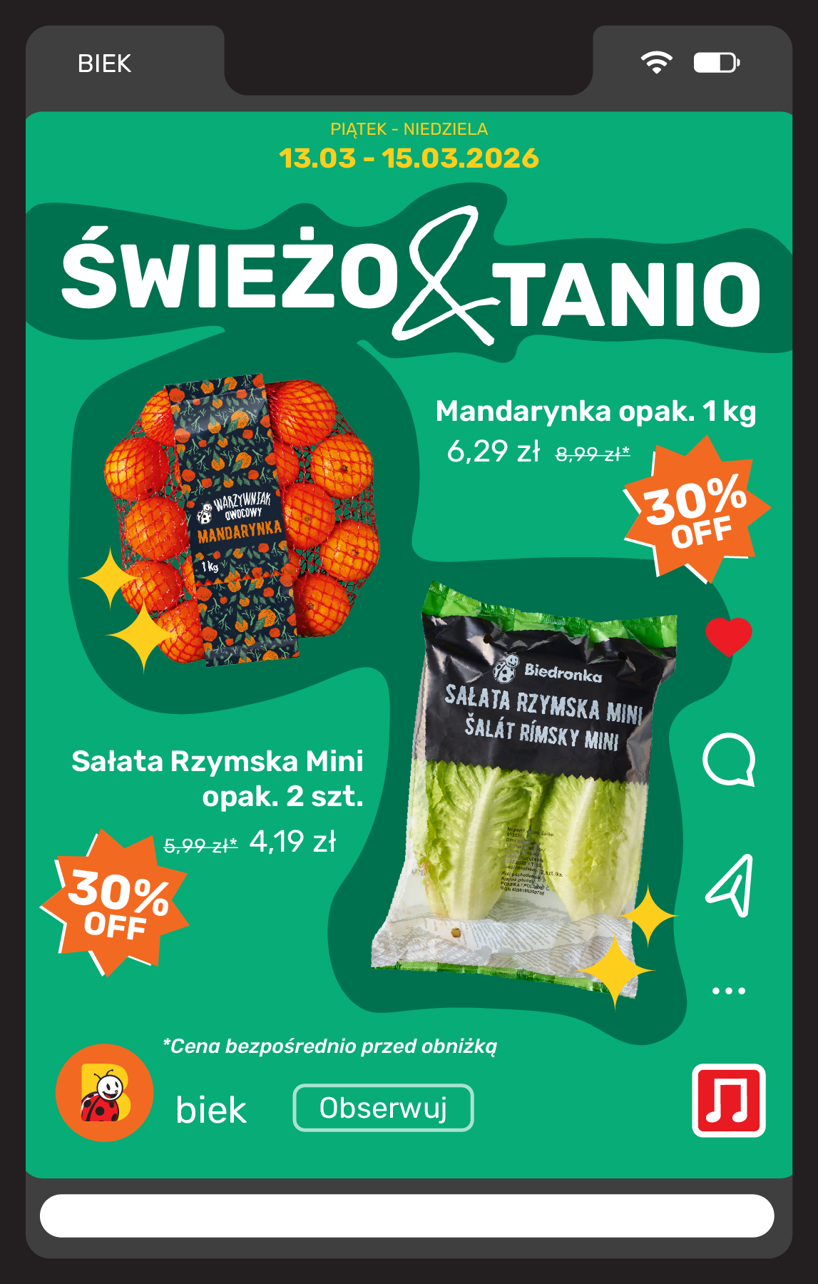 biedronka - Biedronka - Express leták platný od pátku 13.03.2026 do neděle 15.03.2026 - page: 5