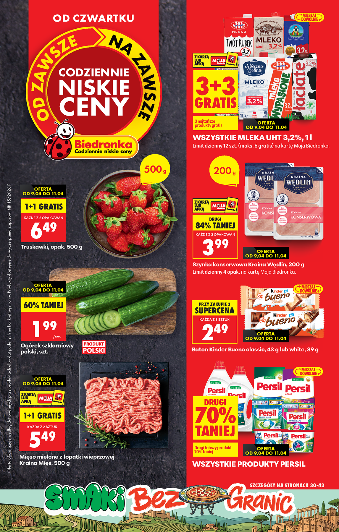 biedronka - Aktuální Biedronka leták platný od čtvrtka 09.04.2026 do středy 15.04.2026