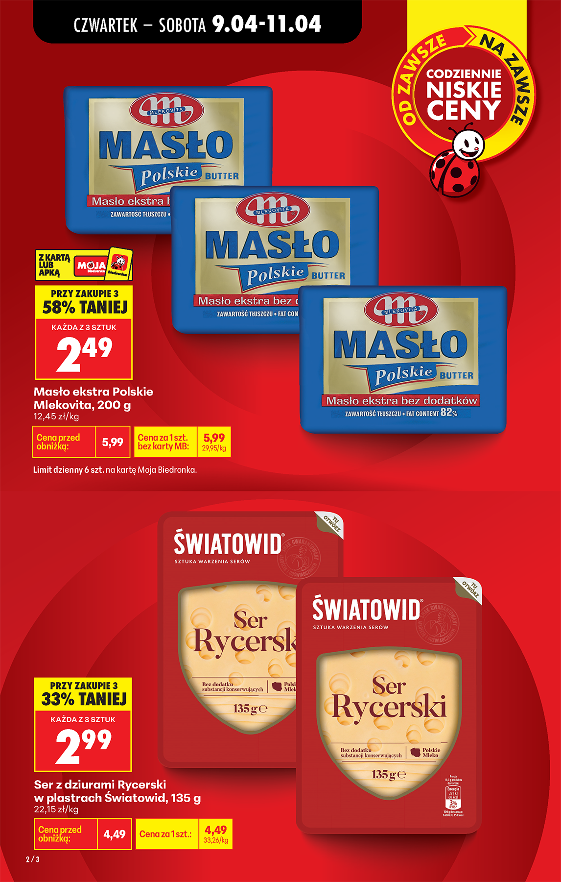 biedronka - Aktuální Biedronka leták platný od čtvrtka 09.04.2026 do středy 15.04.2026 - page: 2