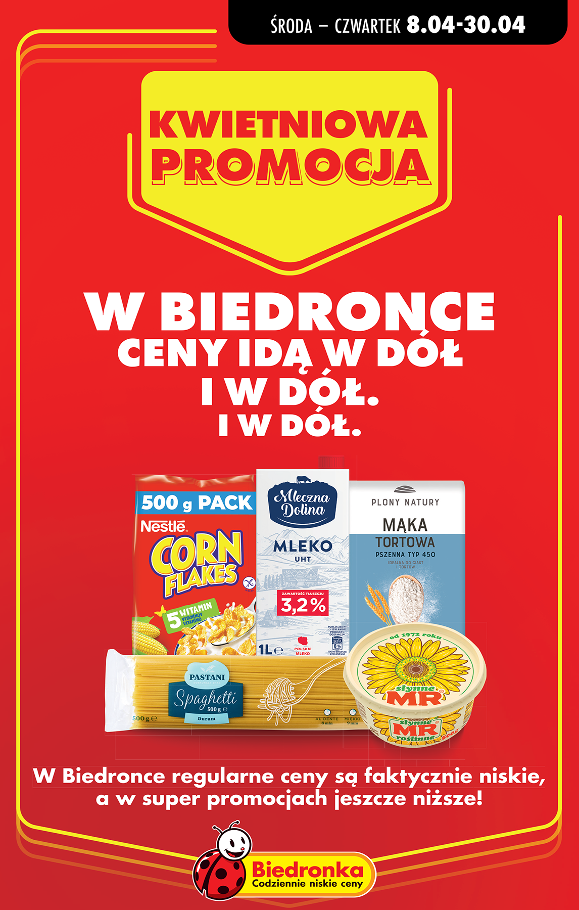 biedronka - Aktuální Biedronka - Kwietniowa promocja leták platný od středy 08.04.2026 do čtvrtka 30.04.2026