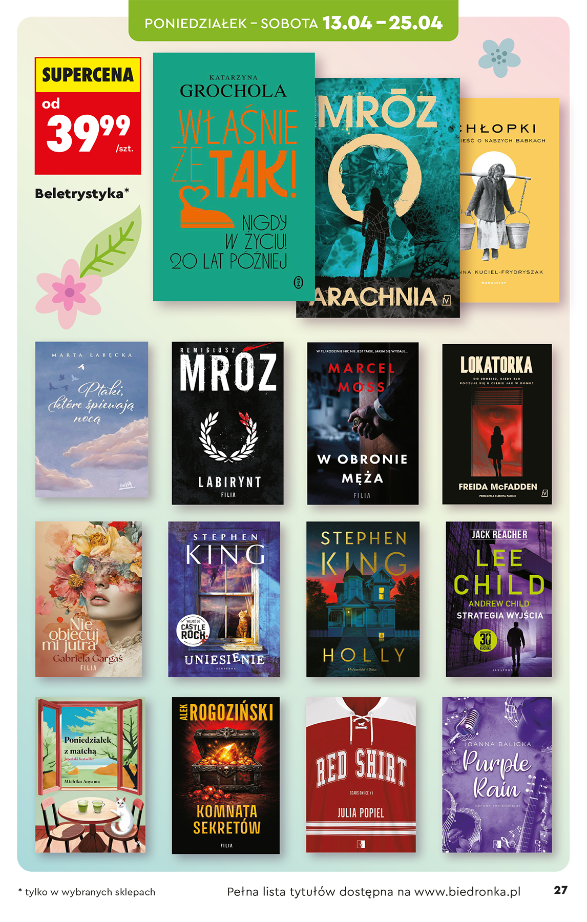 biedronka - Biedronka - Hity i inspiracje leták na příští týden od soboty 11.04.2026 do soboty 25.04.2026 - page: 27