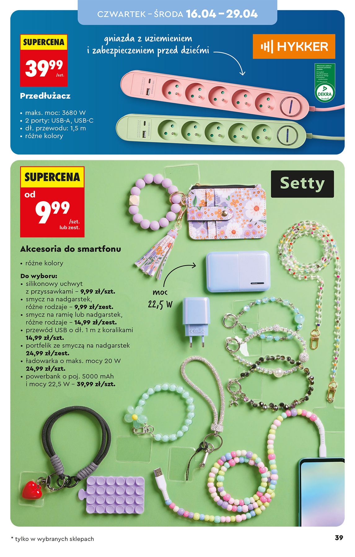 biedronka - Biedronka - Hity i inspiracje leták na příští týden od soboty 11.04.2026 do soboty 25.04.2026 - page: 39