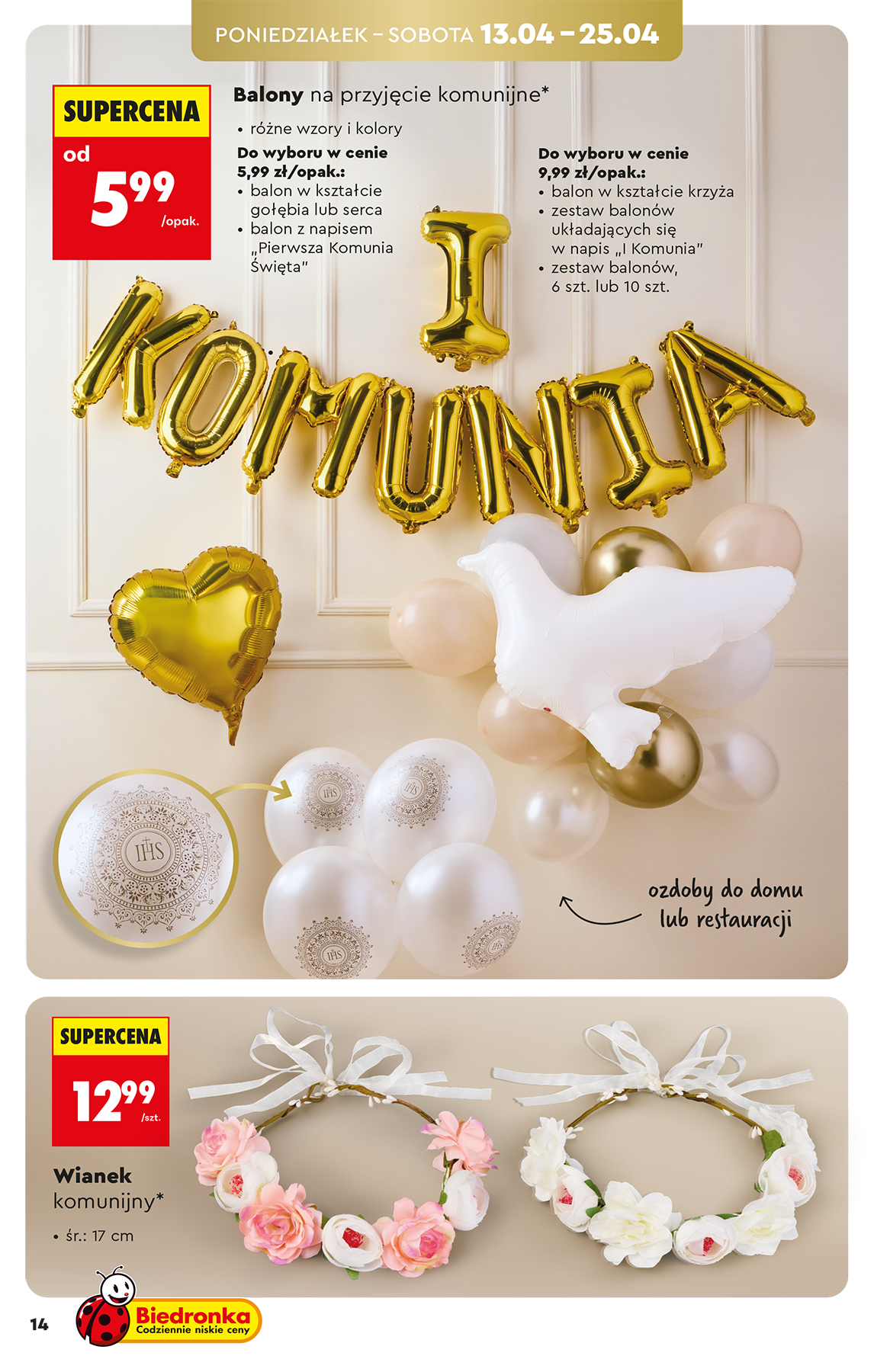 biedronka - Biedronka - Hity i inspiracje leták na příští týden od soboty 11.04.2026 do soboty 25.04.2026 - page: 14