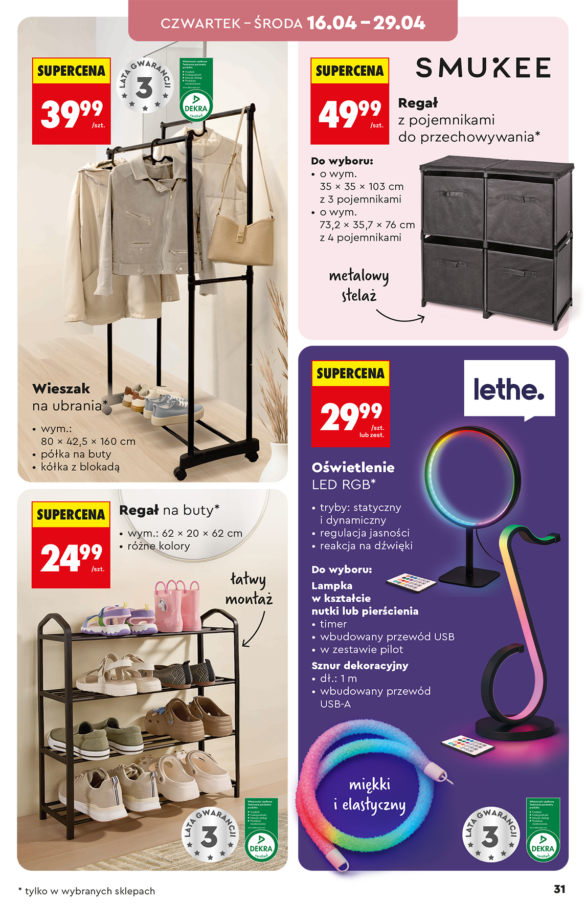 biedronka - Biedronka - Hity i inspiracje leták na příští týden od soboty 11.04.2026 do soboty 25.04.2026 - page: 31