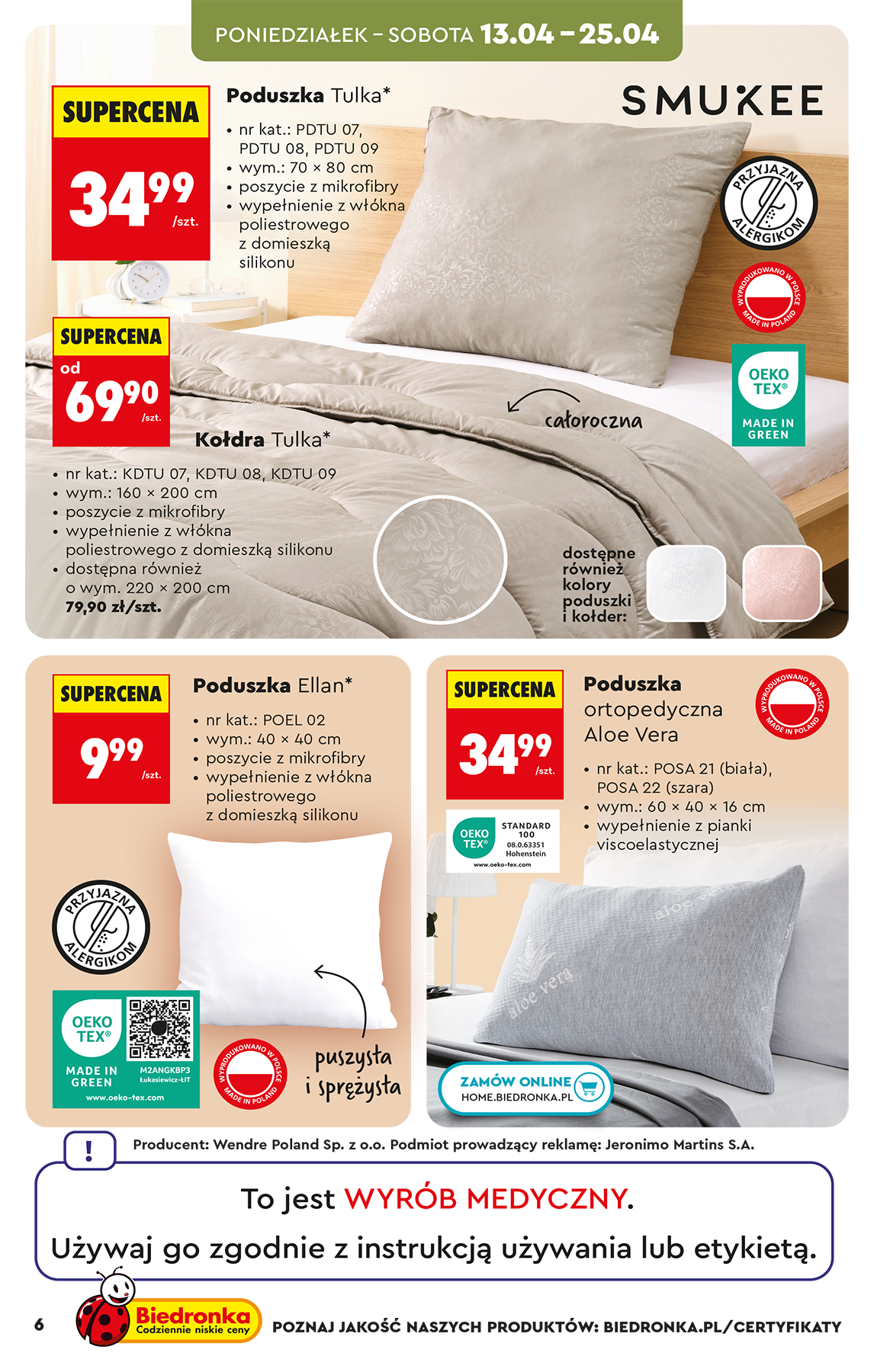 biedronka - Biedronka - Hity i inspiracje leták na příští týden od soboty 11.04.2026 do soboty 25.04.2026 - page: 6