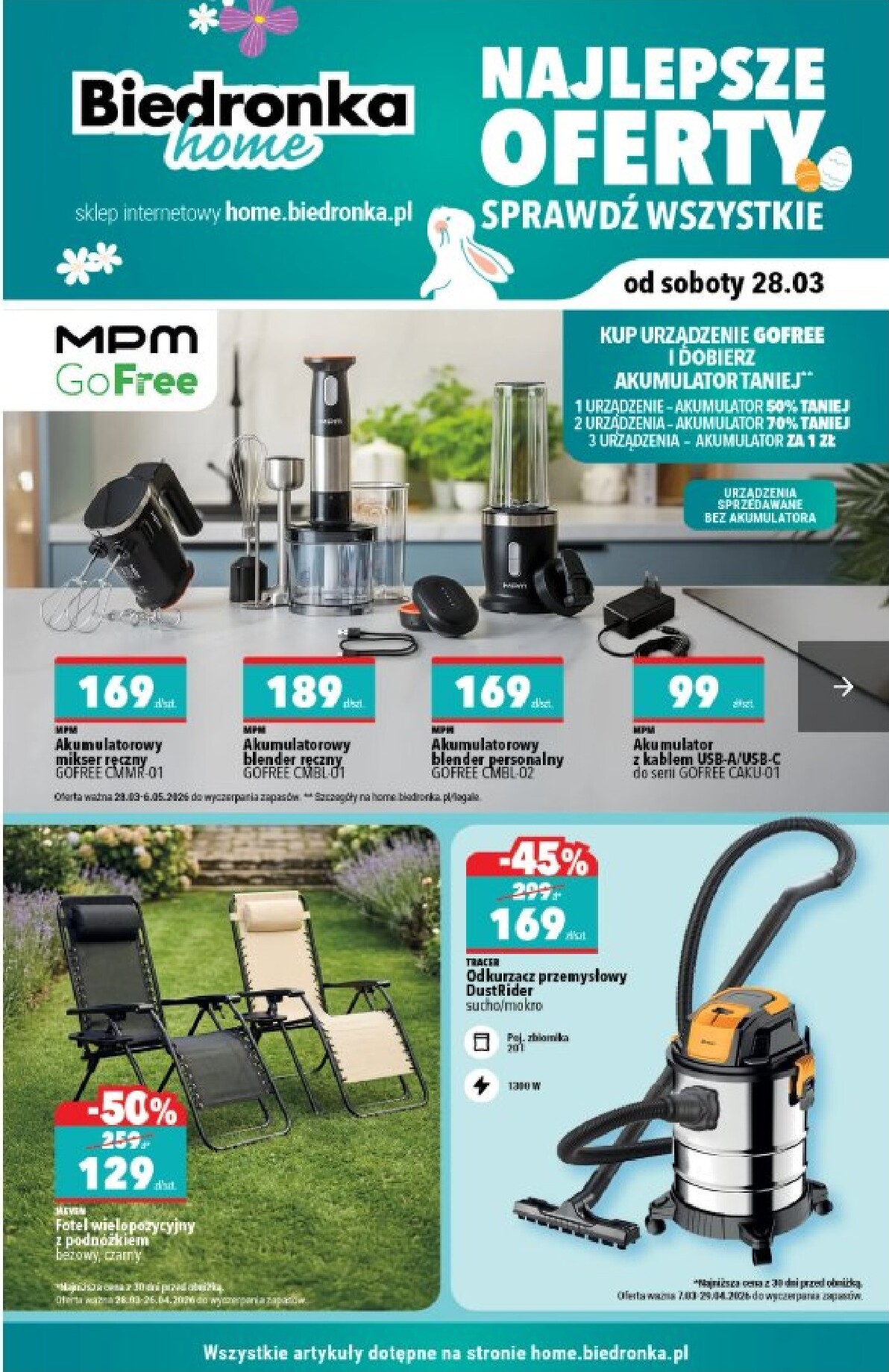 biedronka - Aktuální Biedronka - Home leták platný od soboty 28.03.2026 do středy 29.04.2026