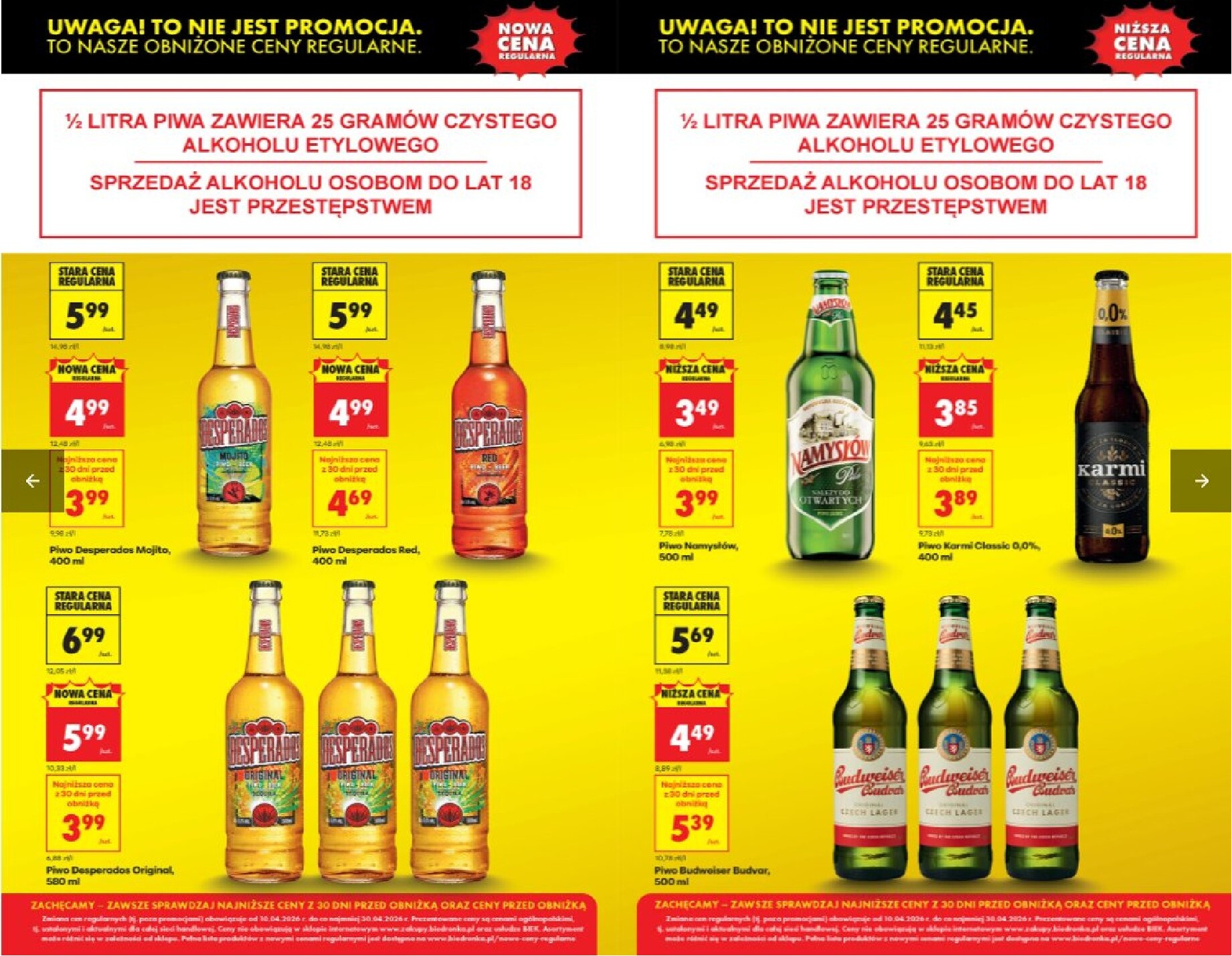 biedronka - Aktuální Biedronka - Niskie ceny leták platný od úterý 14.04.2026 do čtvrtka 30.04.2026 - page: 7