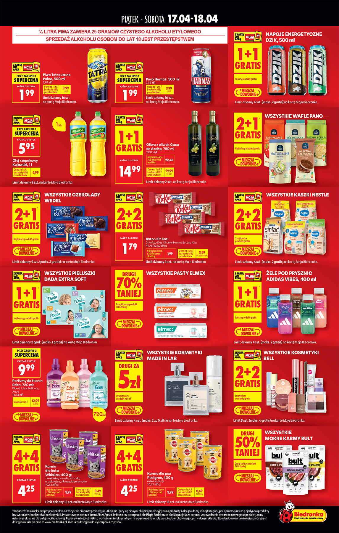 biedronka - Aktuální Biedronka - Tani weekend leták platný od pátku 17.04.2026 do soboty 18.04.2026 - page: 2