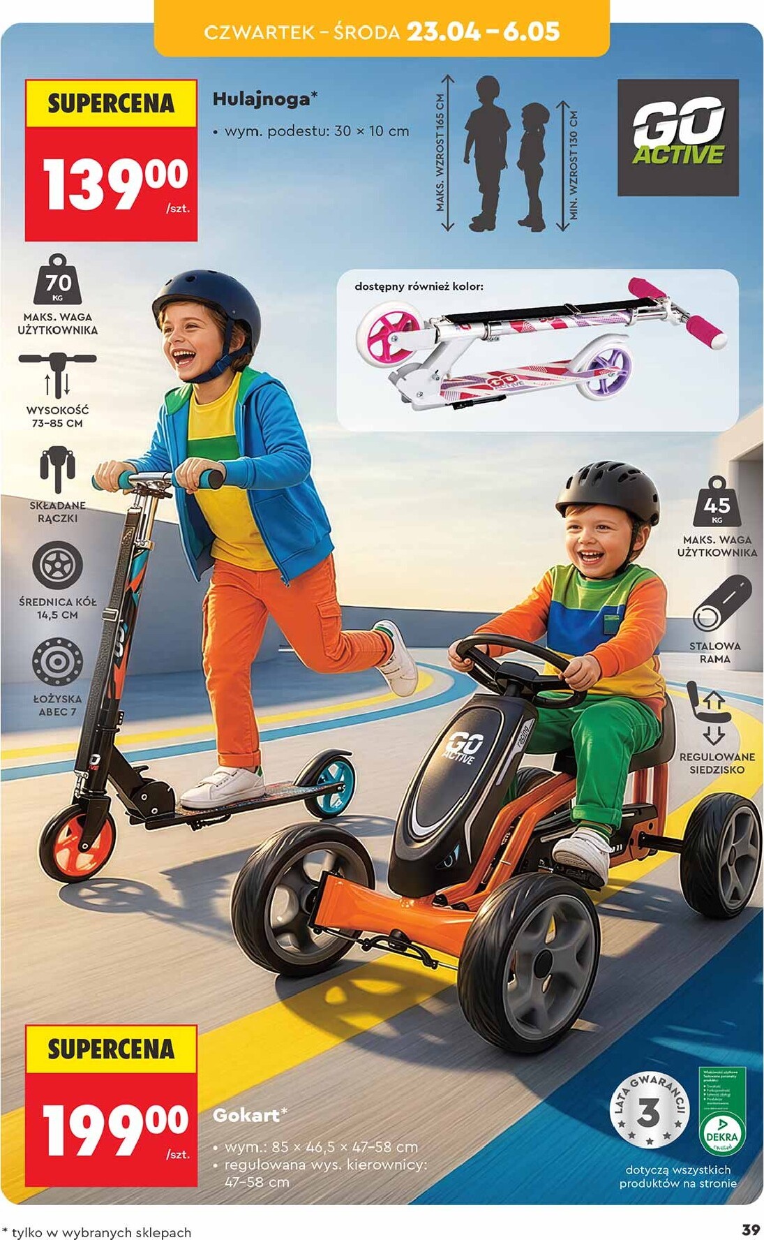 biedronka - Biedronka - Hity i inspiracje leták na příští týden od soboty 18.04.2026 do středy 06.05.2026 - page: 39