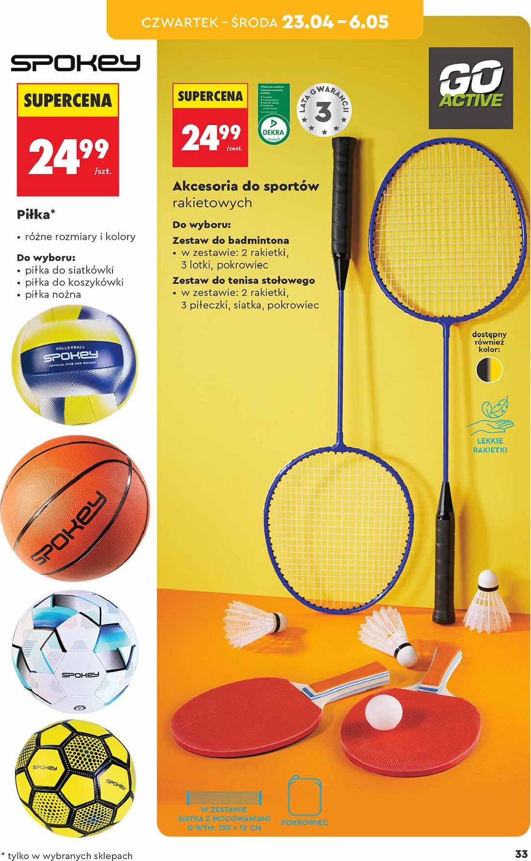 biedronka - Biedronka - Hity i inspiracje leták na příští týden od soboty 18.04.2026 do středy 06.05.2026 - page: 33