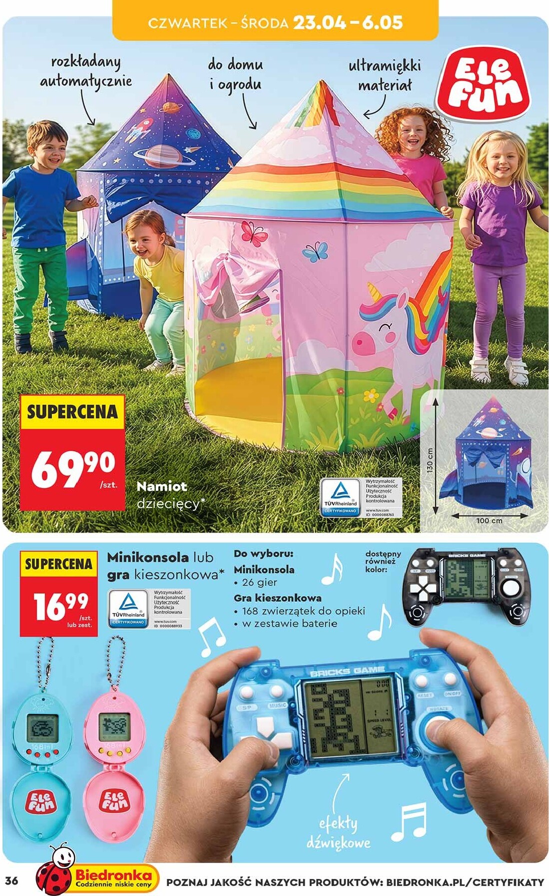 biedronka - Biedronka - Hity i inspiracje leták na příští týden od soboty 18.04.2026 do středy 06.05.2026 - page: 36