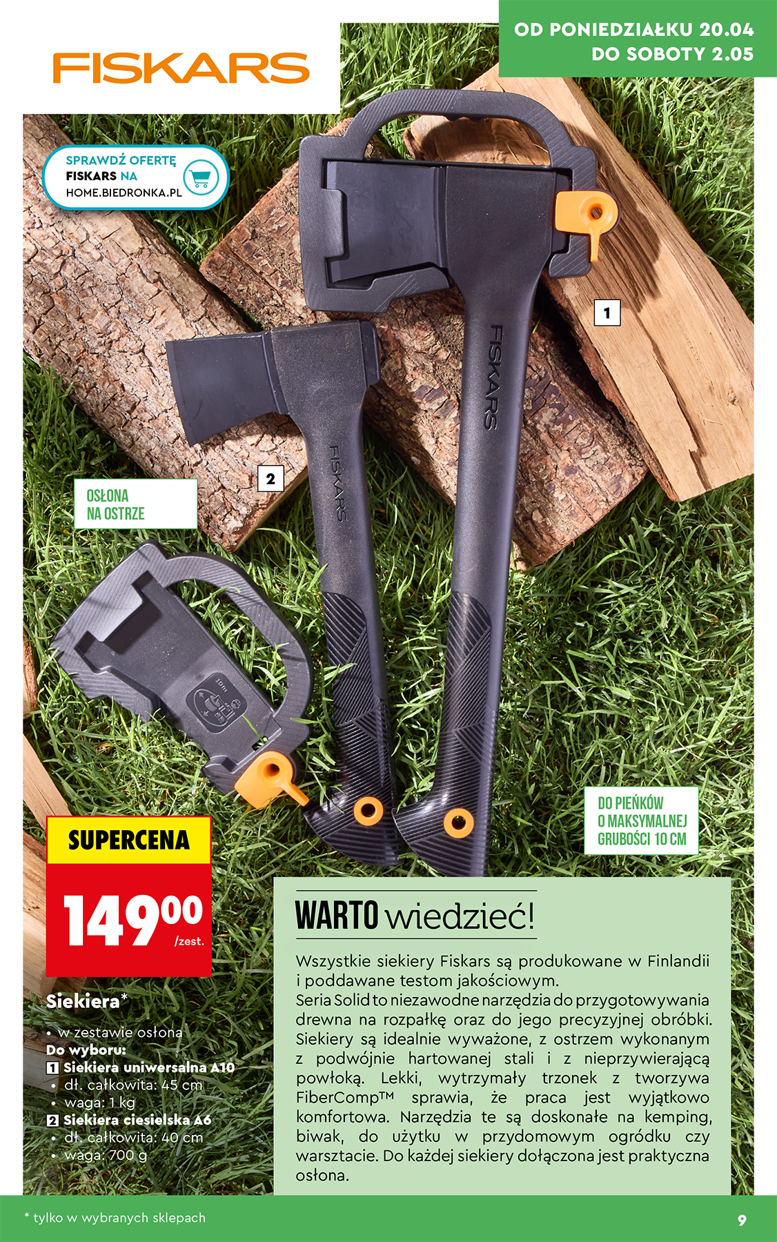 biedronka - Biedronka - Ogród leták na příští týden od pondělí 20.04.2026 do středy 13.05.2026 - page: 9