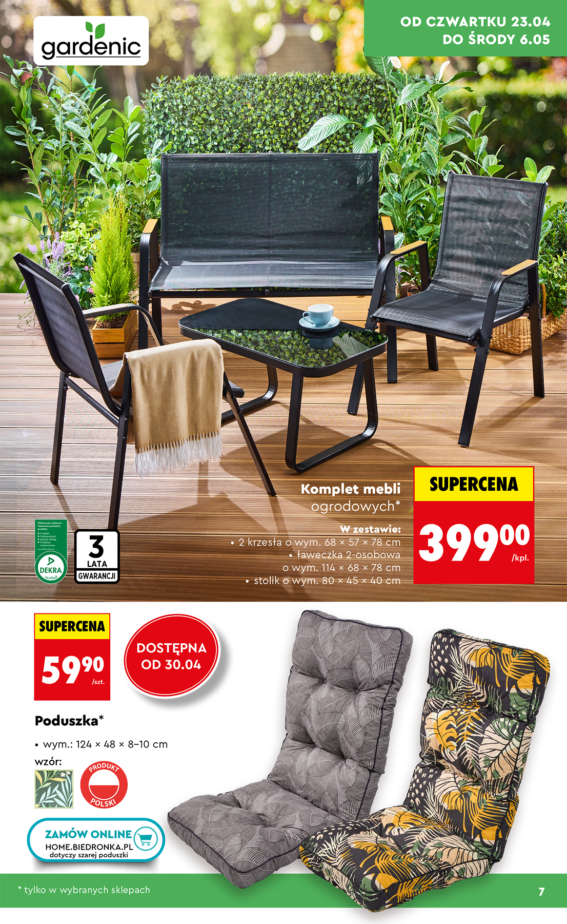 biedronka - Biedronka - Ogród leták na příští týden od pondělí 20.04.2026 do středy 13.05.2026 - page: 7