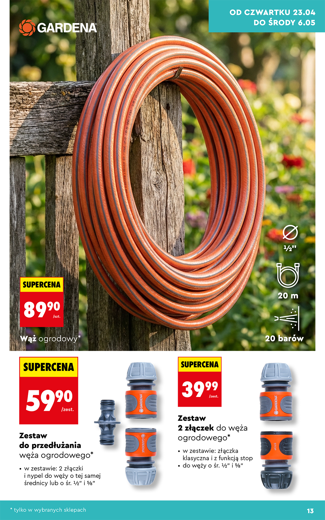 biedronka - Biedronka - Ogród leták na příští týden od pondělí 20.04.2026 do středy 13.05.2026 - page: 13