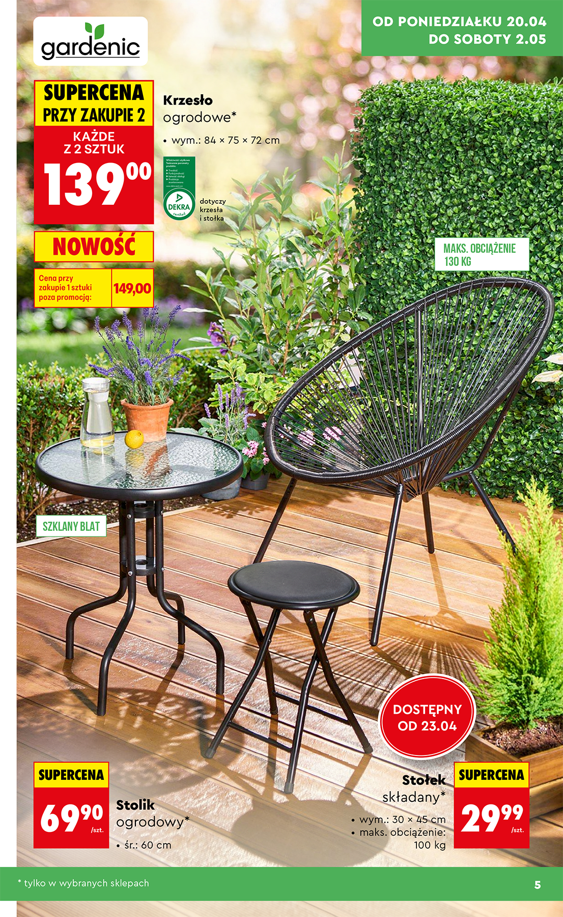 biedronka - Biedronka - Ogród leták na příští týden od pondělí 20.04.2026 do středy 13.05.2026 - page: 5