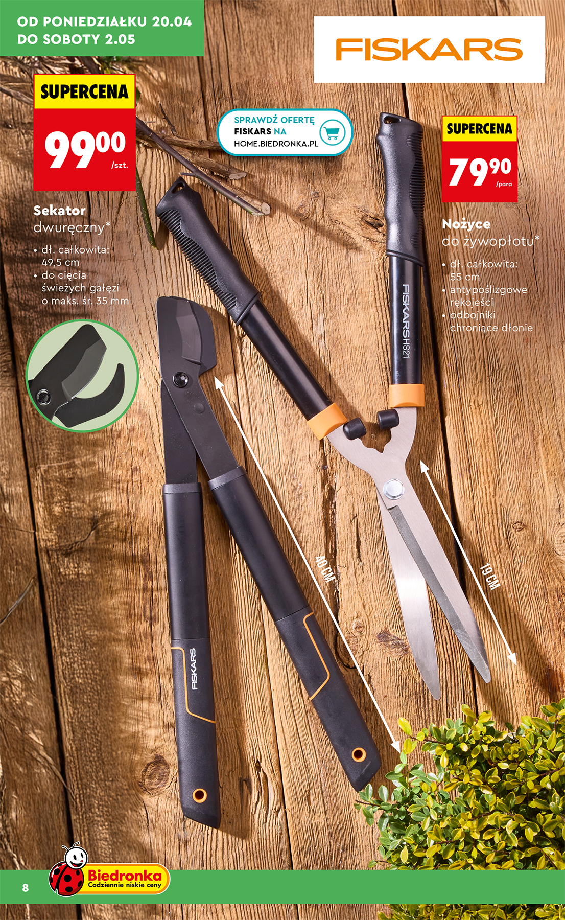 biedronka - Biedronka - Ogród leták na příští týden od pondělí 20.04.2026 do středy 13.05.2026 - page: 8
