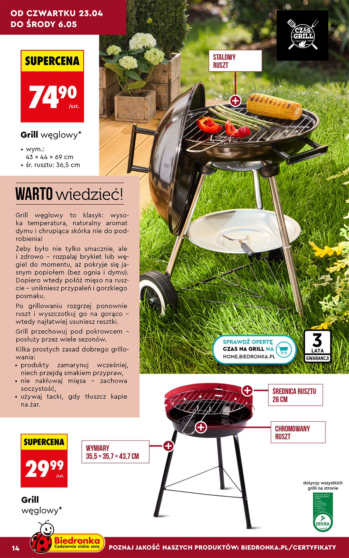 biedronka - Biedronka - Ogród leták na příští týden od pondělí 20.04.2026 do středy 13.05.2026 - page: 14