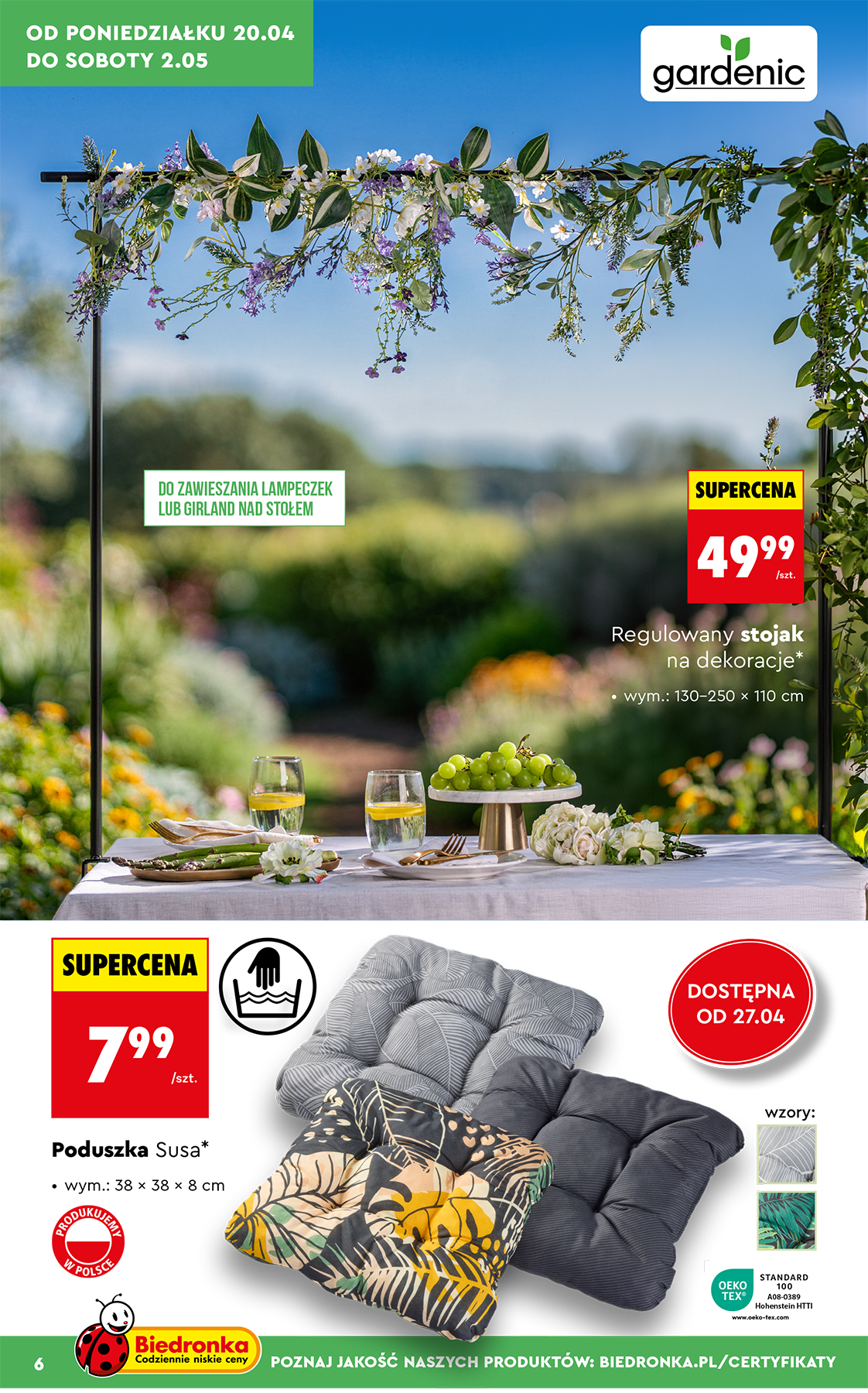 biedronka - Biedronka - Ogród leták na příští týden od pondělí 20.04.2026 do středy 13.05.2026 - page: 6
