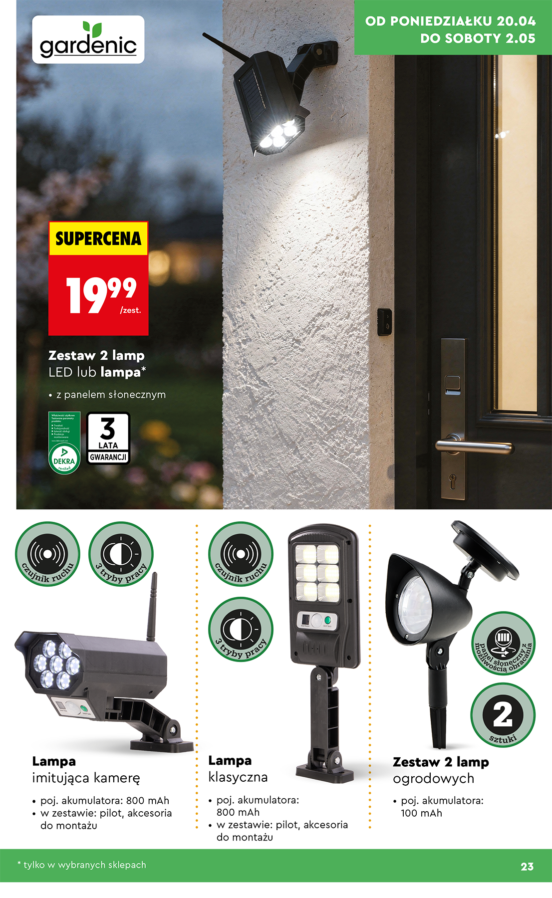 biedronka - Biedronka - Ogród leták na příští týden od pondělí 20.04.2026 do středy 13.05.2026 - page: 23