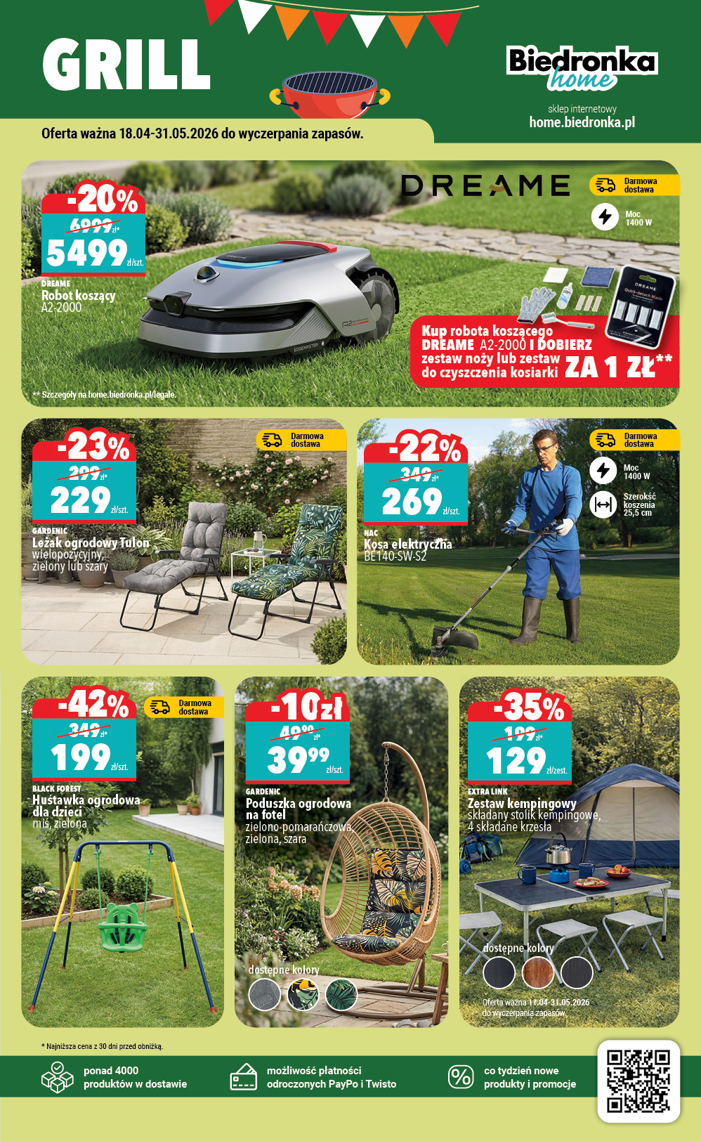 biedronka - Aktuální Biedronka - Home leták platný od soboty 18.04.2026 do neděle 31.05.2026 - page: 4