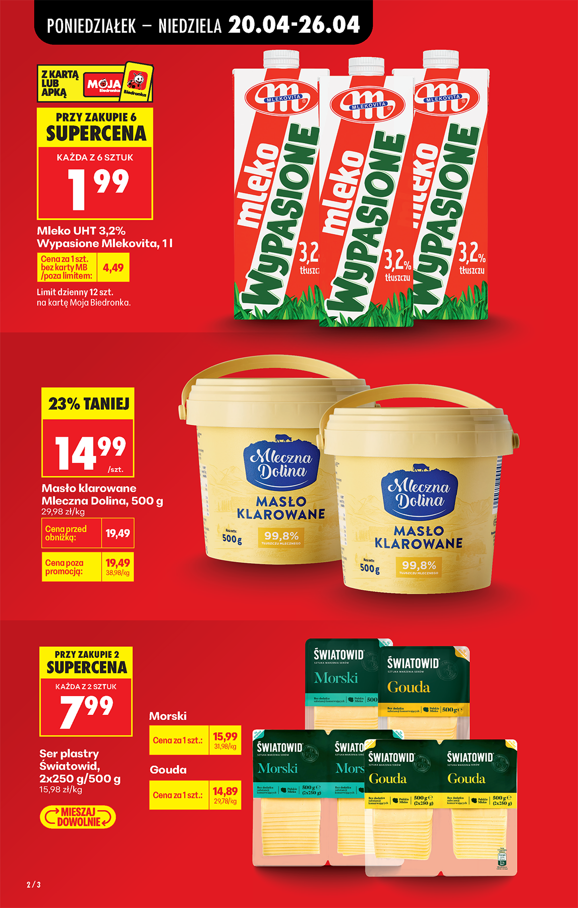 biedronka - Aktuální Biedronka leták platný od pondělí 20.04.2026 do neděle 26.04.2026 - page: 2