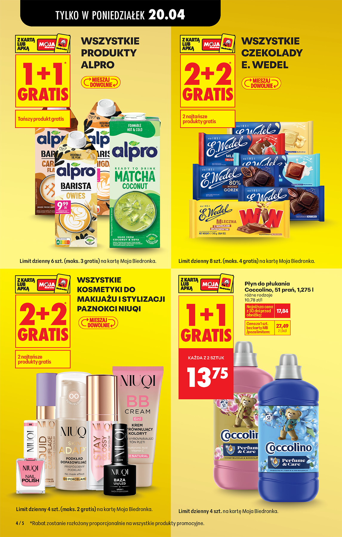 biedronka - Aktuální Biedronka leták platný od pondělí 20.04.2026 do neděle 26.04.2026 - page: 4