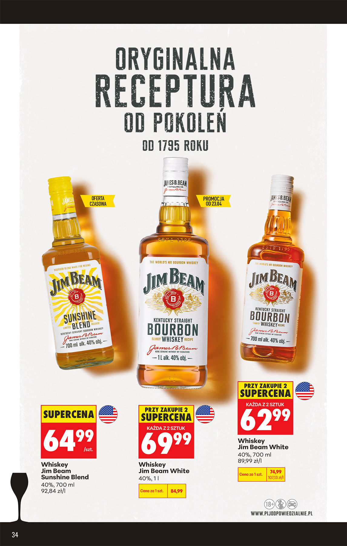 biedronka - Aktuální Biedronka - Alkohole leták platný od pondělí 20.04.2026 do soboty 02.05.2026 - page: 34