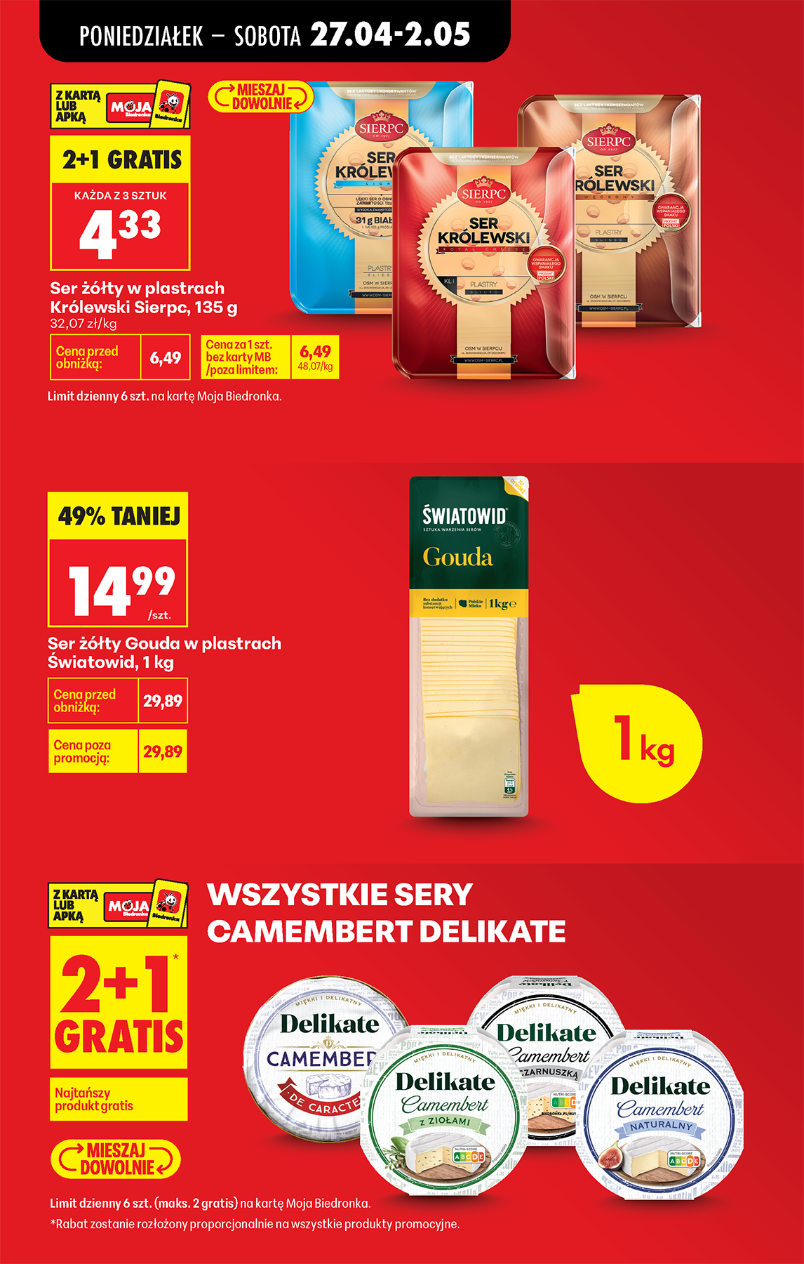 biedronka - Aktuální Biedronka leták platný od pondělí 27.04.2026 do soboty 02.05.2026 - page: 29