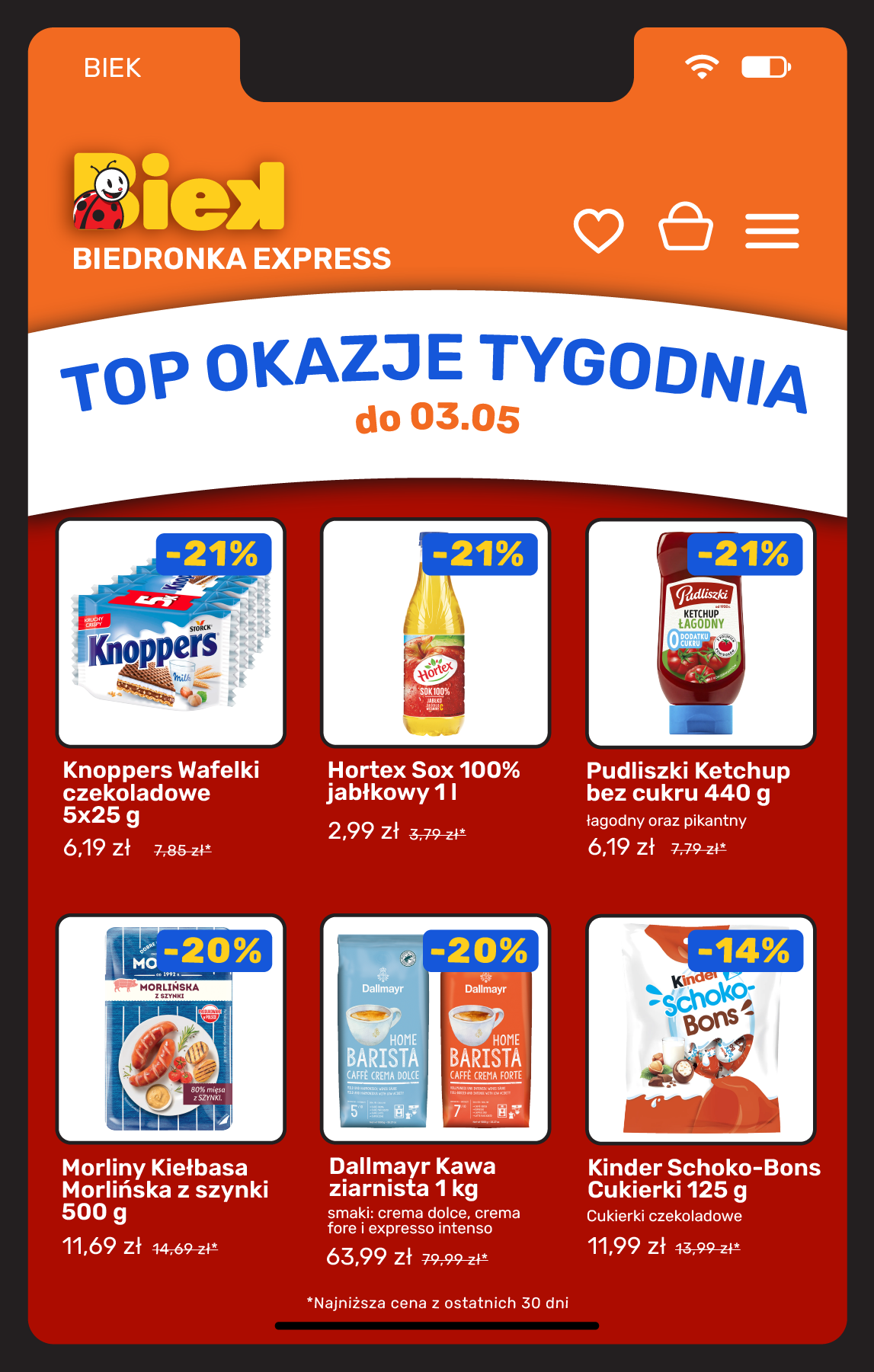 biedronka - Aktuální Biedronka - Express leták platný od čtvrtka 30.04.2026 do neděle 03.05.2026 - page: 6