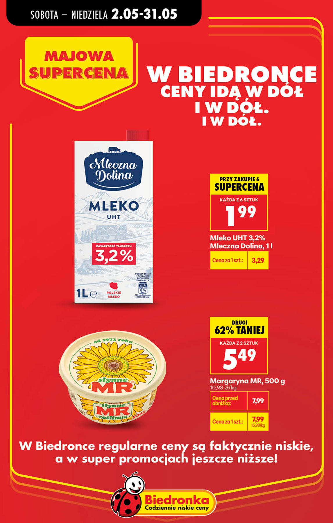 biedronka - Aktuální Biedronka - Majowa supercena leták platný od soboty 02.05.2026 do neděle 31.05.2026 - page: 2