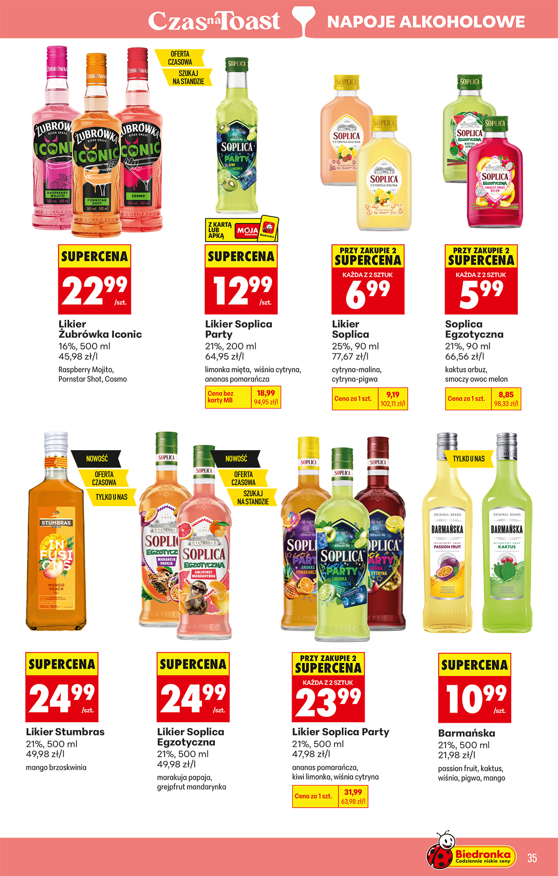biedronka - Aktuální Biedronka - Alkohole leták platný od pondělí 04.05.2026 do soboty 16.05.2026 - page: 35