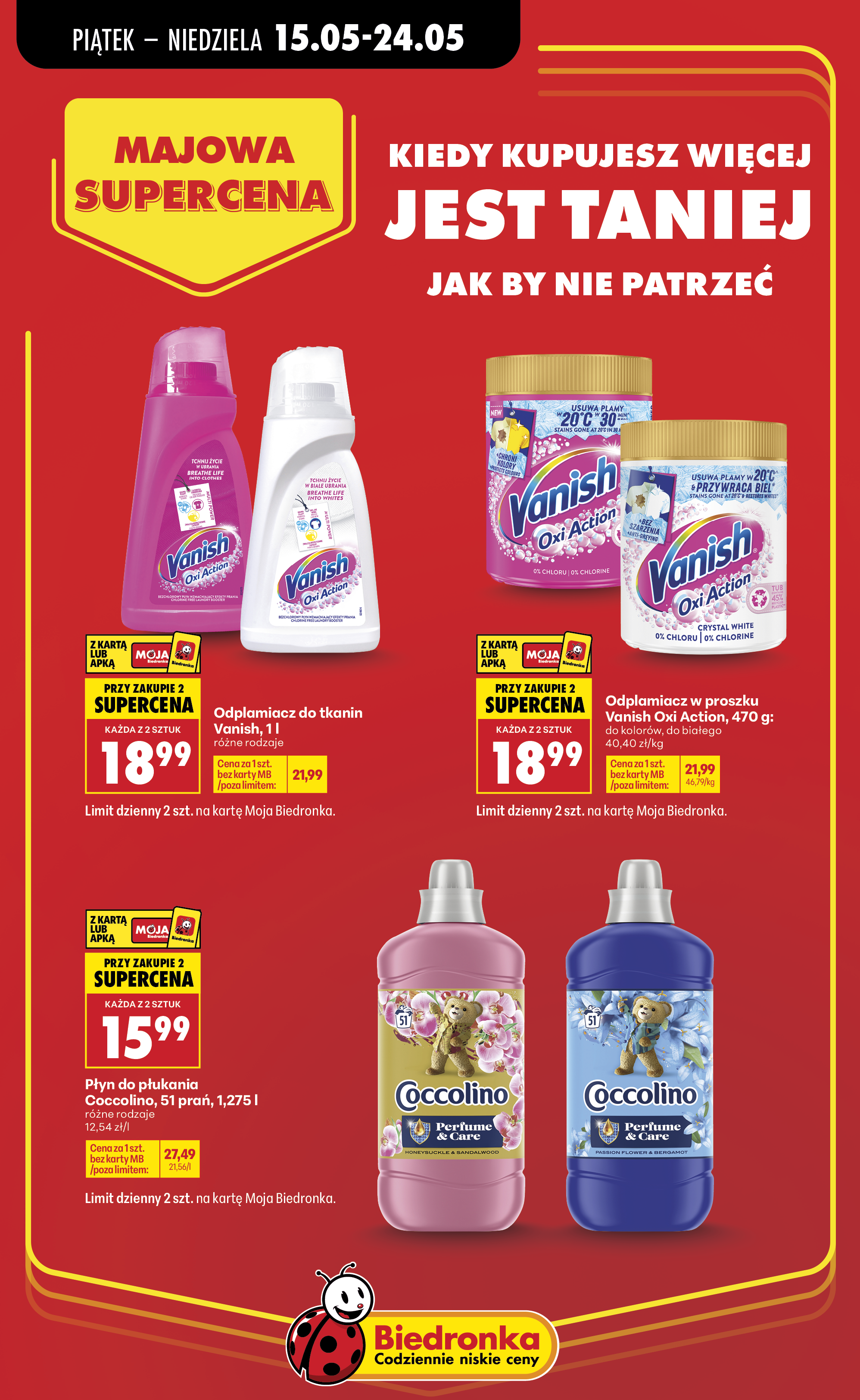biedronka - Aktuální Biedronka - Majowa supercena leták platný od čtvrtka 14.05.2026 do neděle 24.05.2026 - page: 5