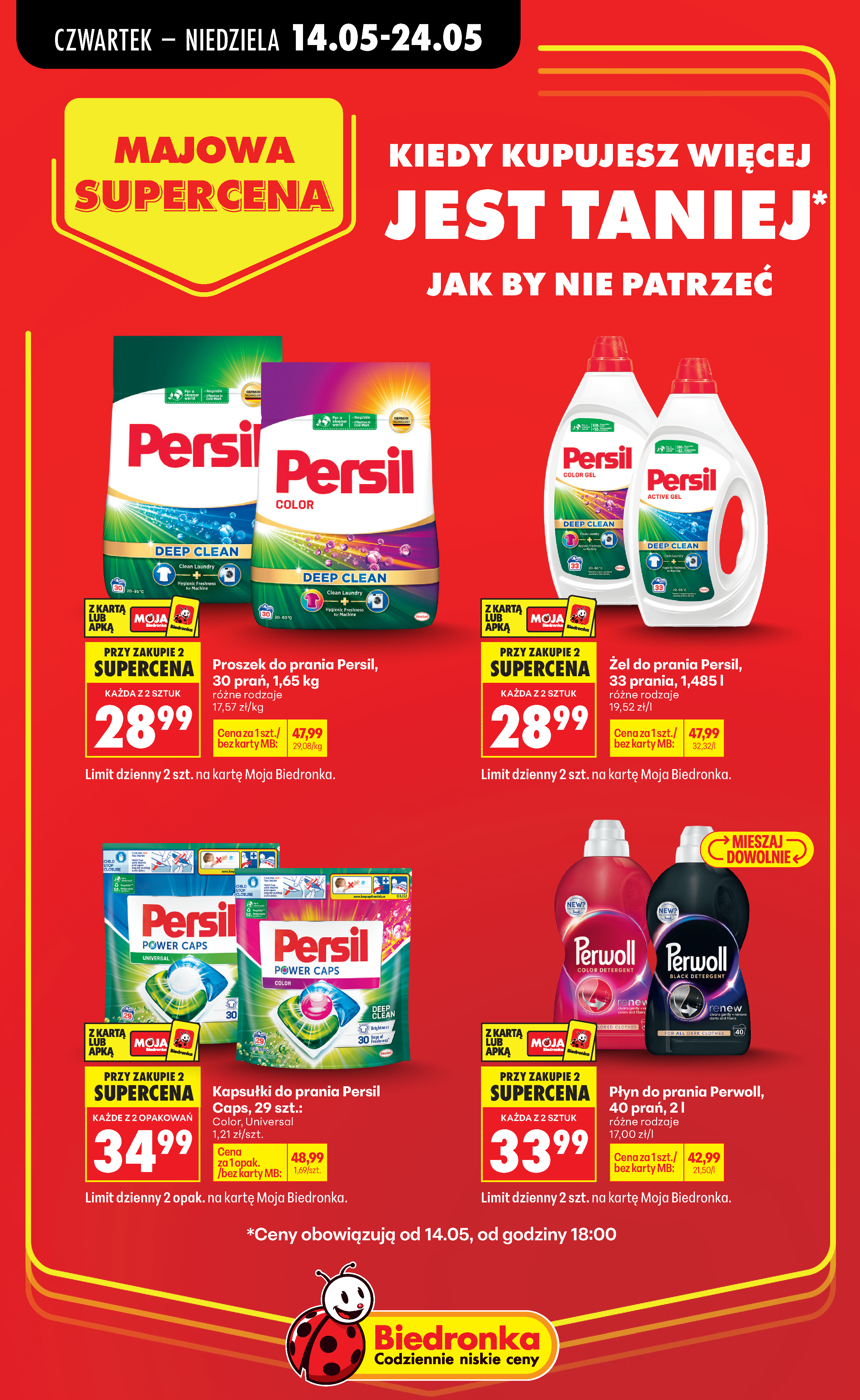 biedronka - Aktuální Biedronka - Majowa supercena leták platný od čtvrtka 14.05.2026 do neděle 24.05.2026 - page: 2