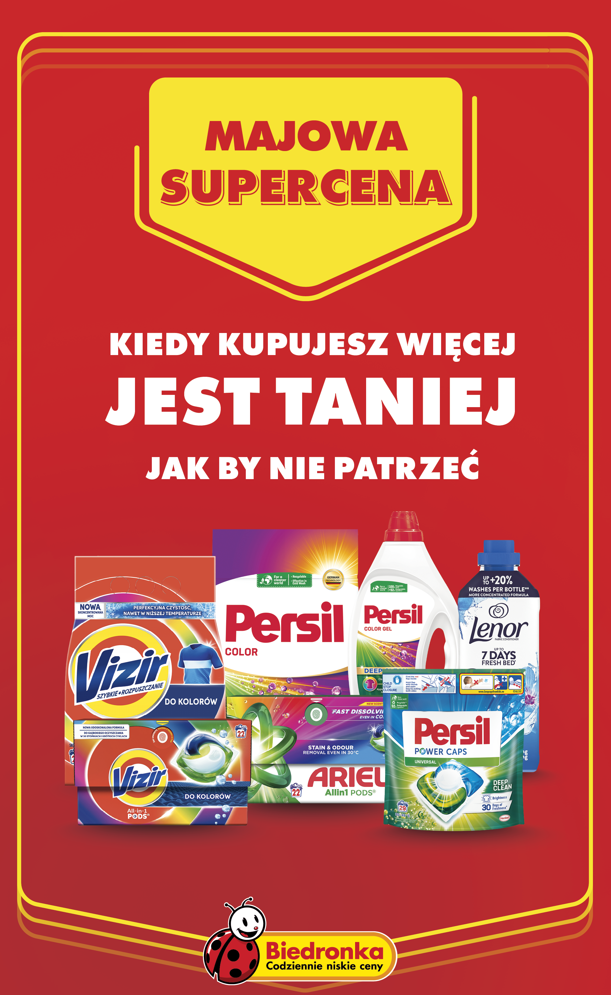 biedronka - Aktuální Biedronka - Majowa supercena leták platný od čtvrtka 14.05.2026 do neděle 24.05.2026