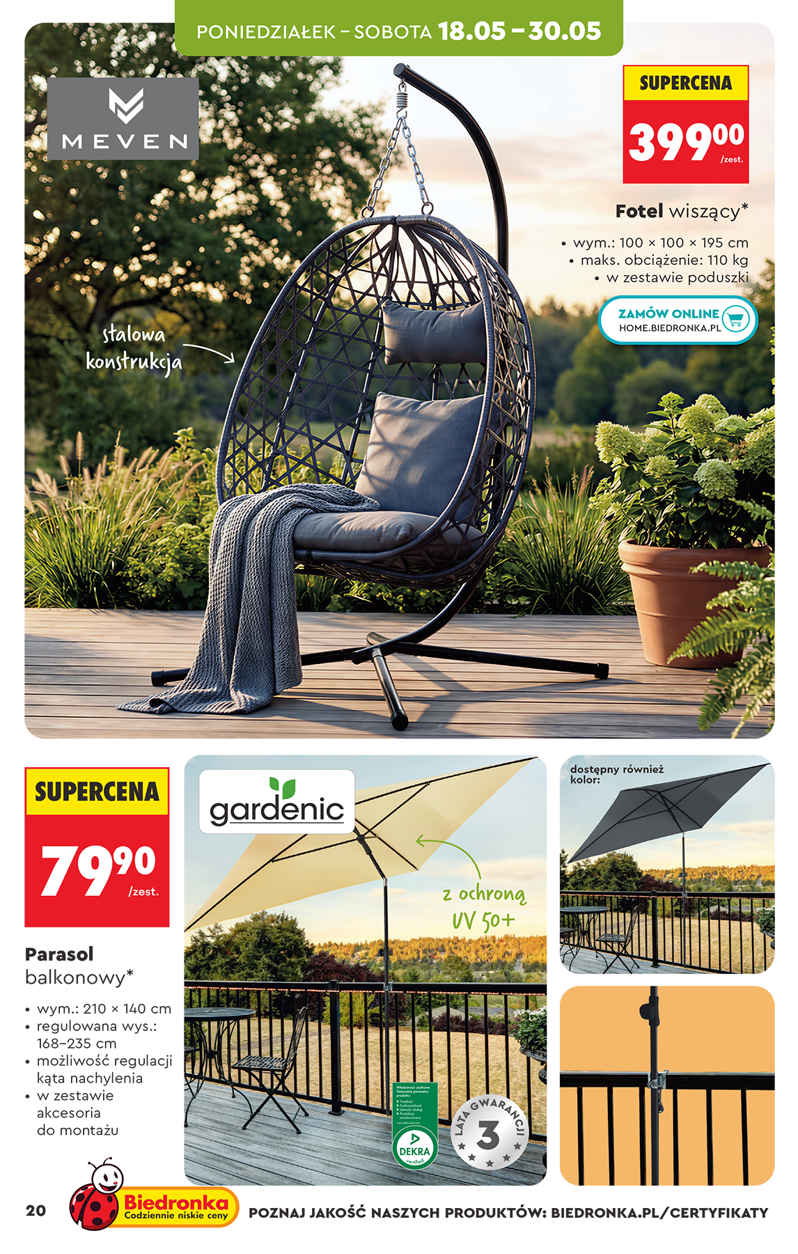 biedronka - Biedronka - Hity i inspiracje leták na příští týden od soboty 16.05.2026 do soboty 30.05.2026 - page: 20