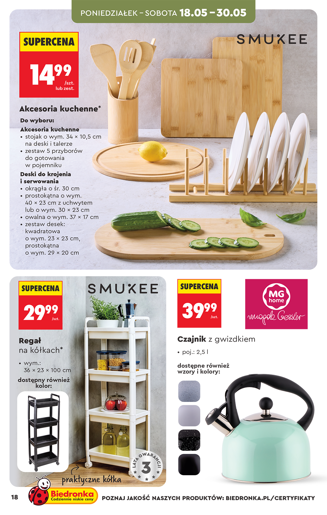 biedronka - Biedronka - Hity i inspiracje leták na příští týden od soboty 16.05.2026 do soboty 30.05.2026 - page: 18