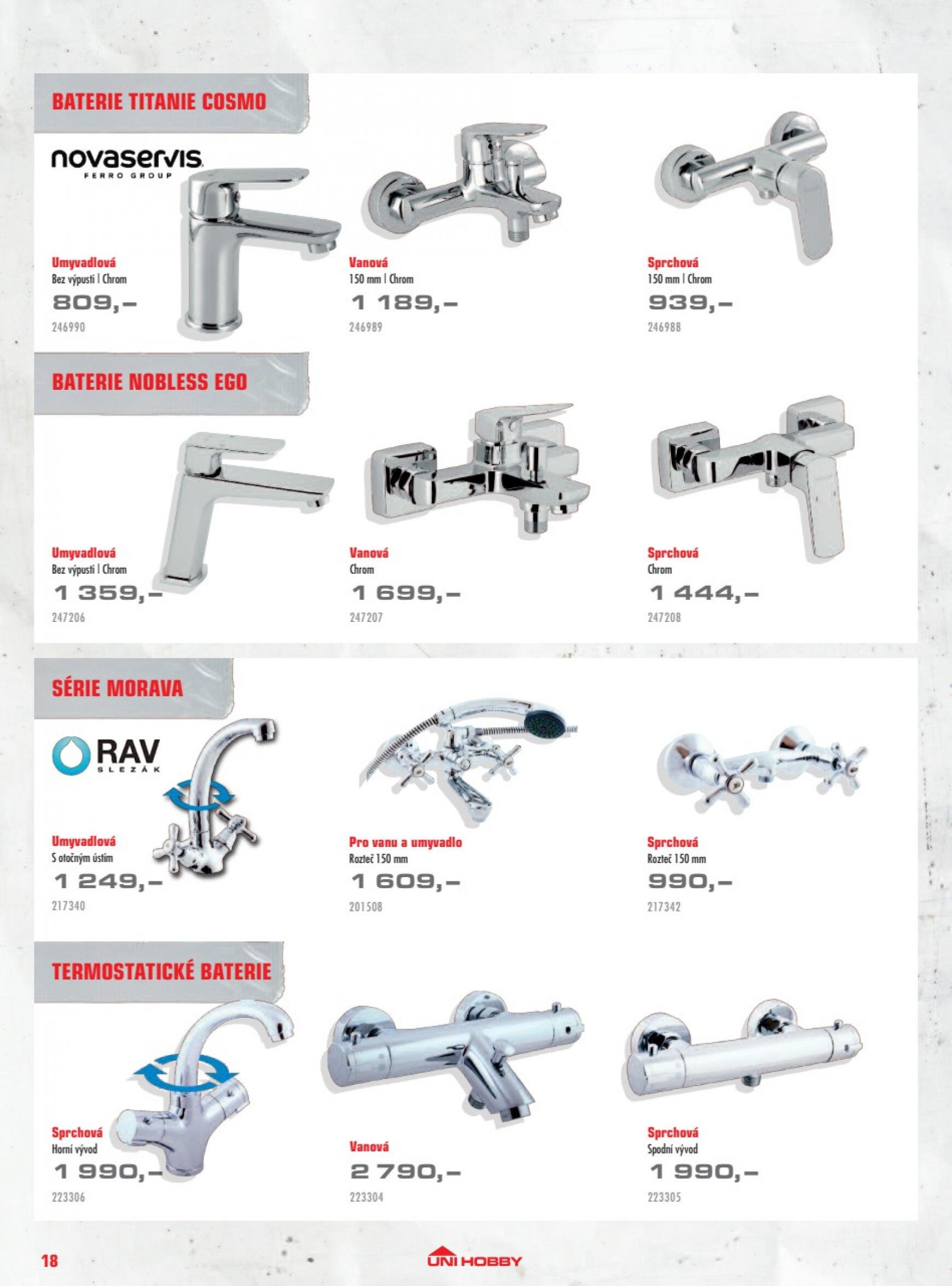 uni-hobby - UNI HOBBY - Katalog obklady, dlažby a sanita 2024 platný od 23.02.2024 - page: 18