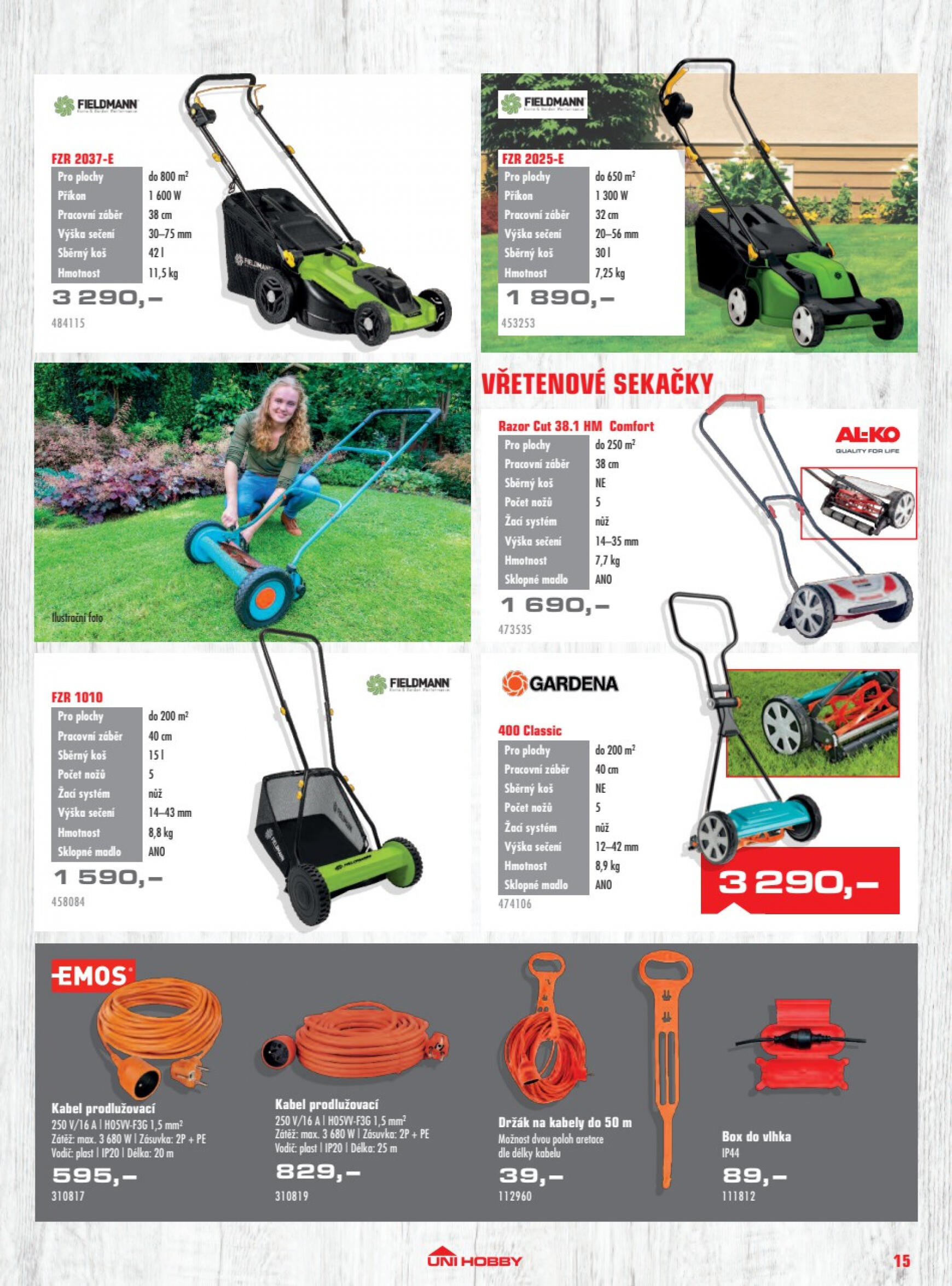 uni-hobby - UNI HOBBY - Katalog zahradní techniky platný od 08.03.2024 - page: 15