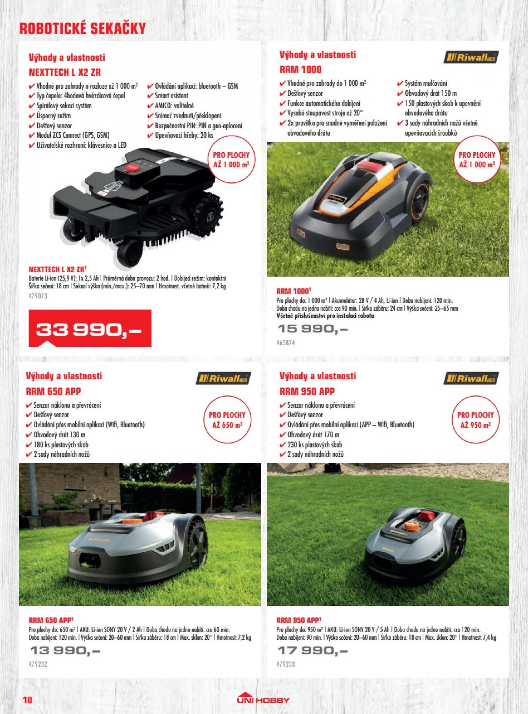 uni-hobby - UNI HOBBY - Katalog zahradní techniky platný od 08.03.2024 - page: 10