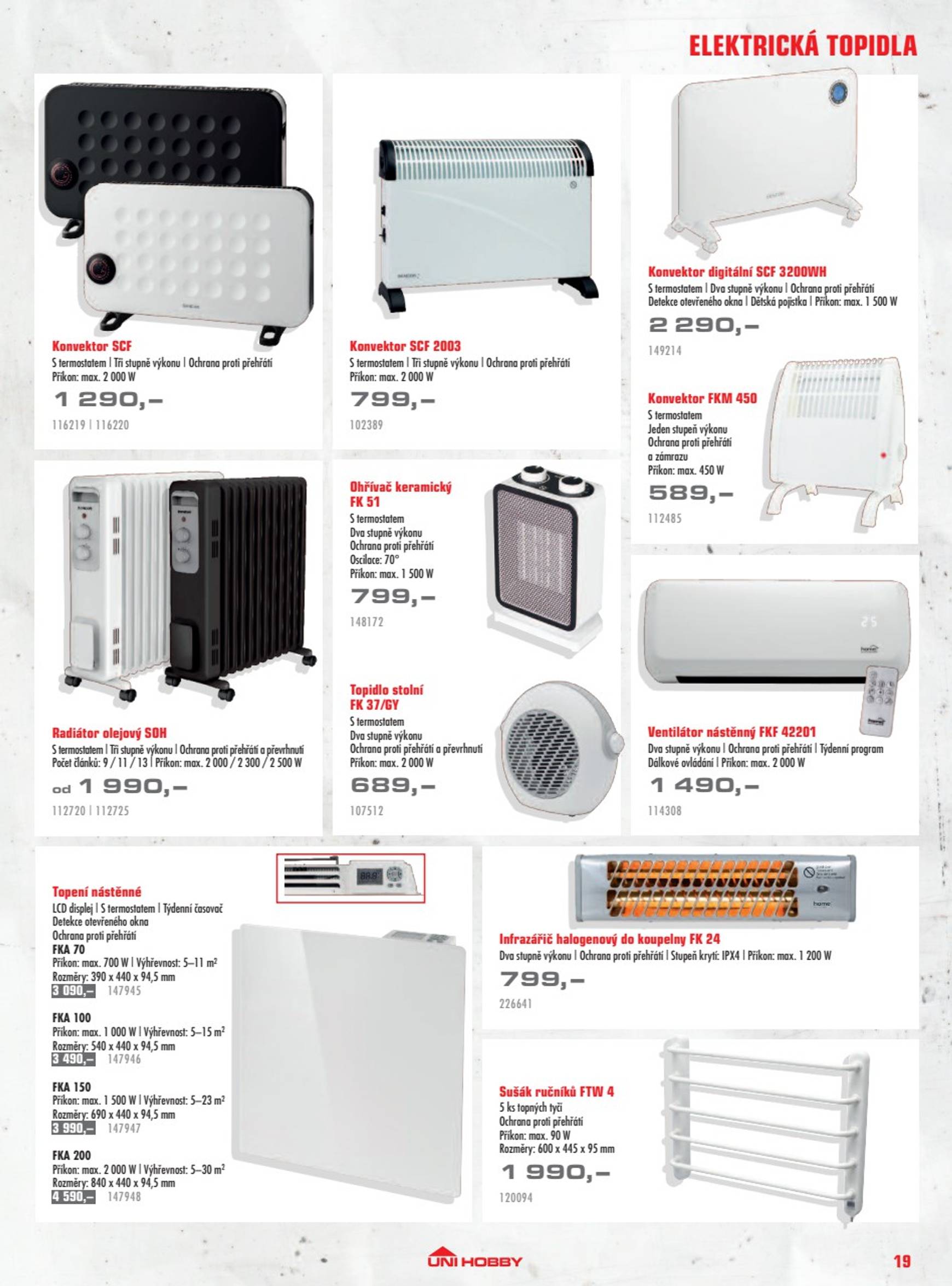 uni-hobby - Leták Unihobby - Katalog kamna od 23.08. do 31.10. - page: 19