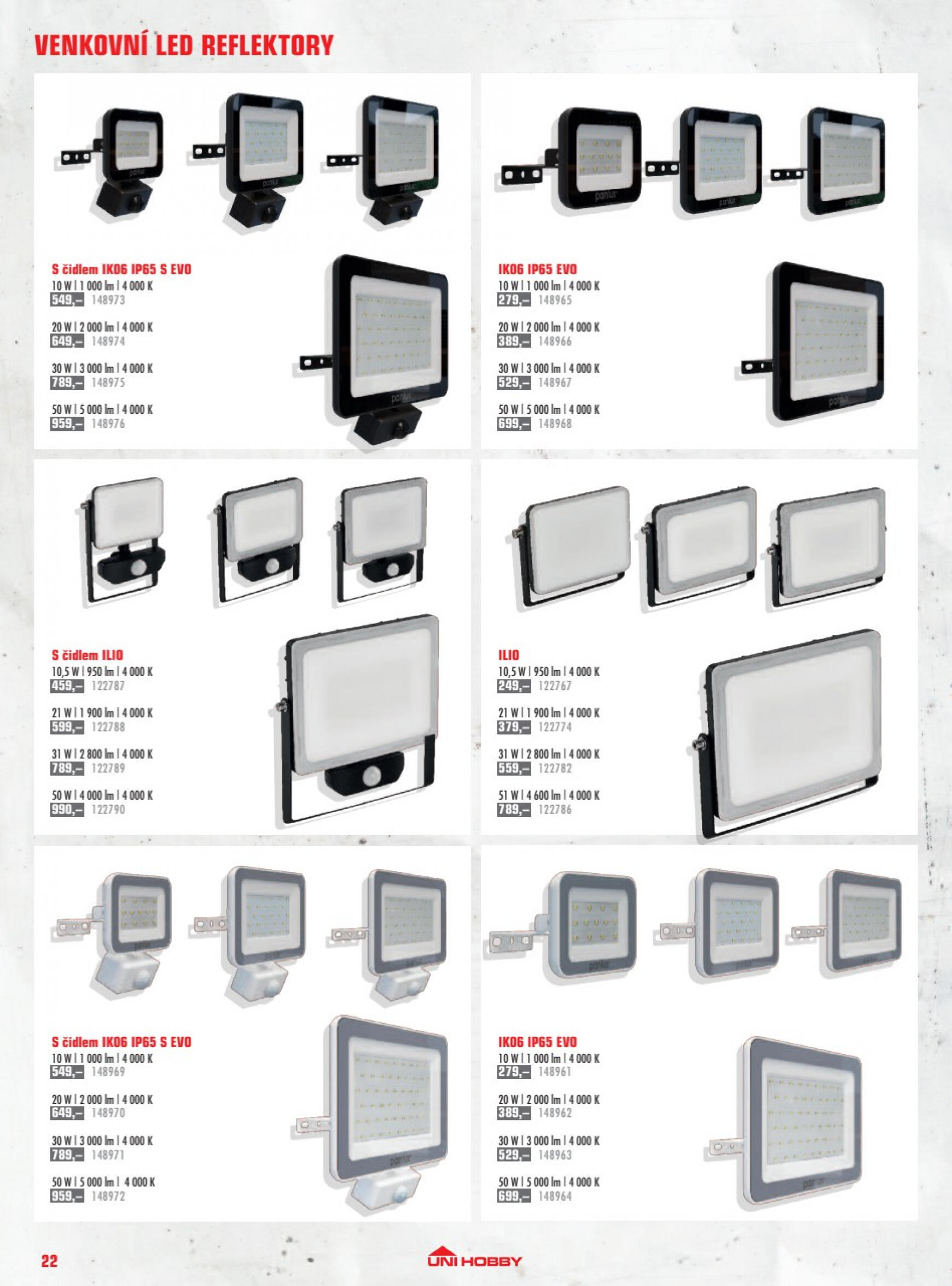 uni-hobby - UNI HOBBY - Katalog osvětlení platný od 29.09.2023 - page: 22