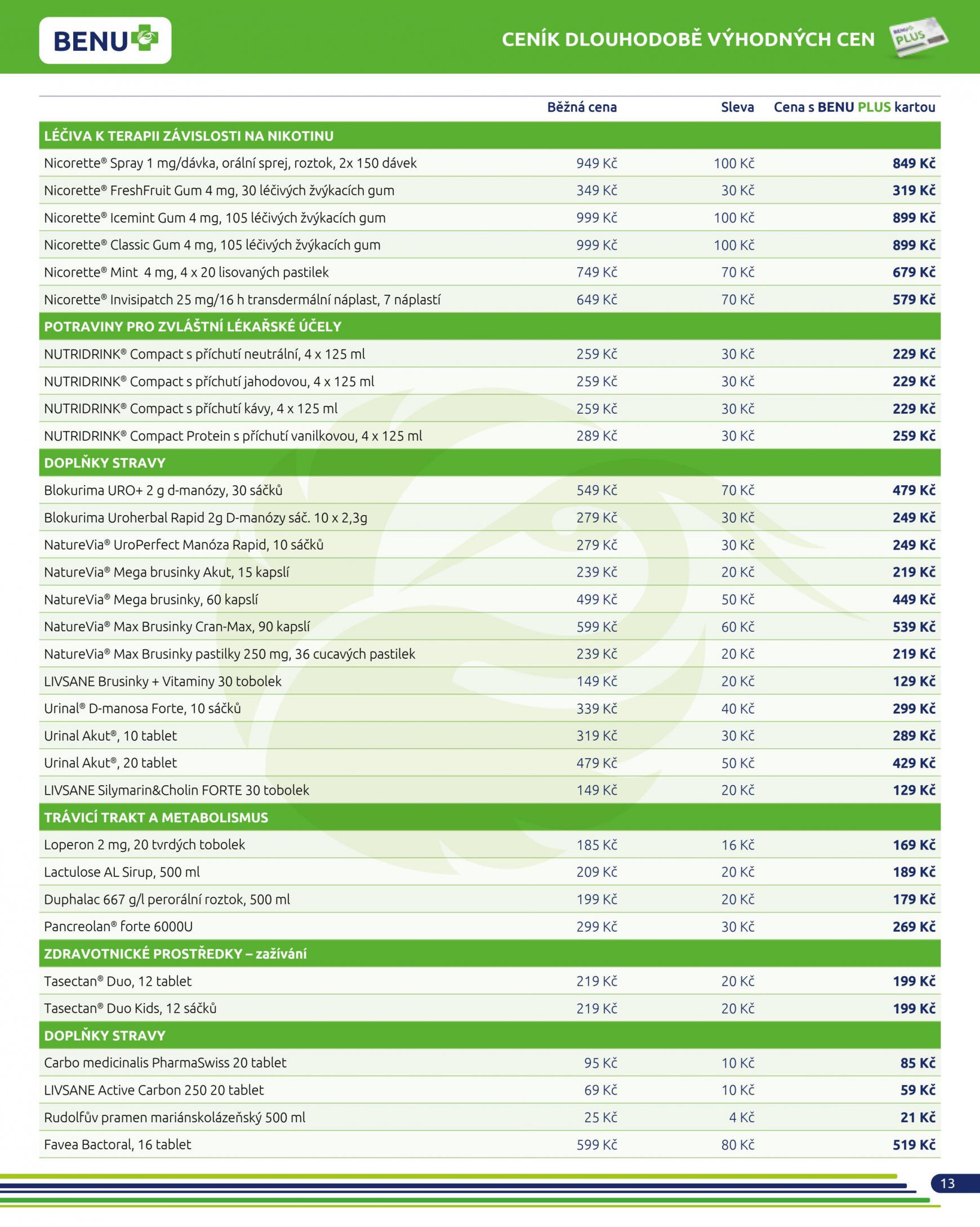 benu - BENU platný od 01.04.2024 - page: 13