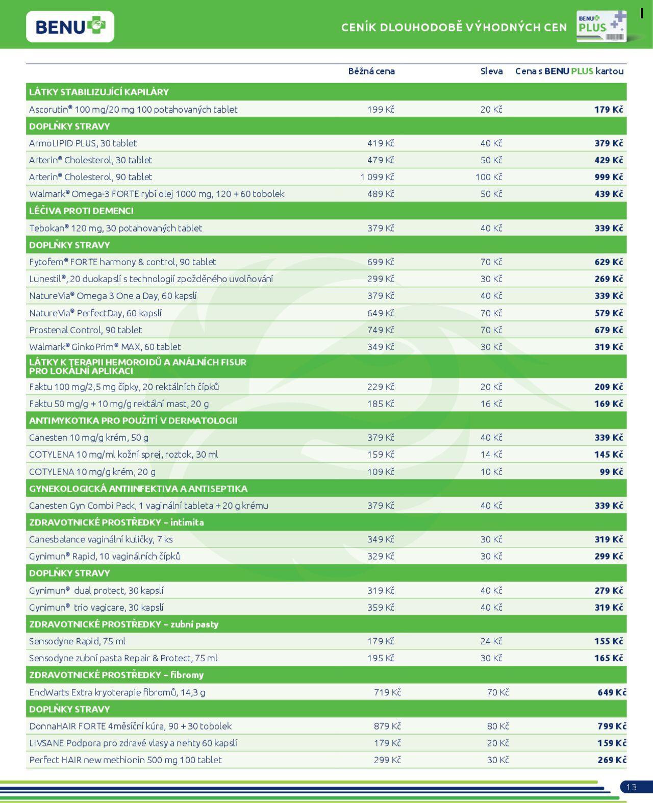 benu - Benu leták 01.09.2024 - 30.09.2024 - page: 13