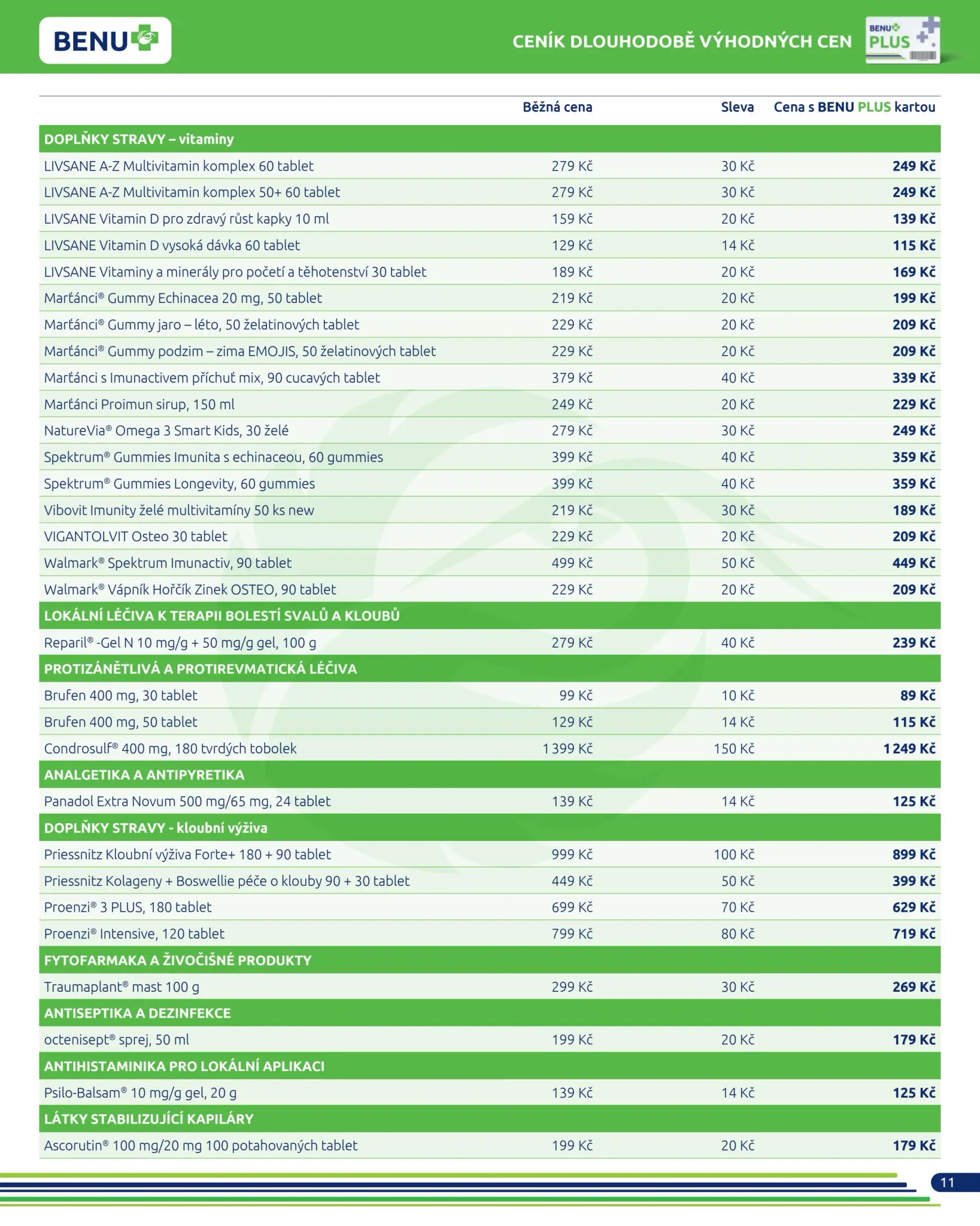 benu - Leták BENU Lékárna od 01.12. do 31.12. - page: 11