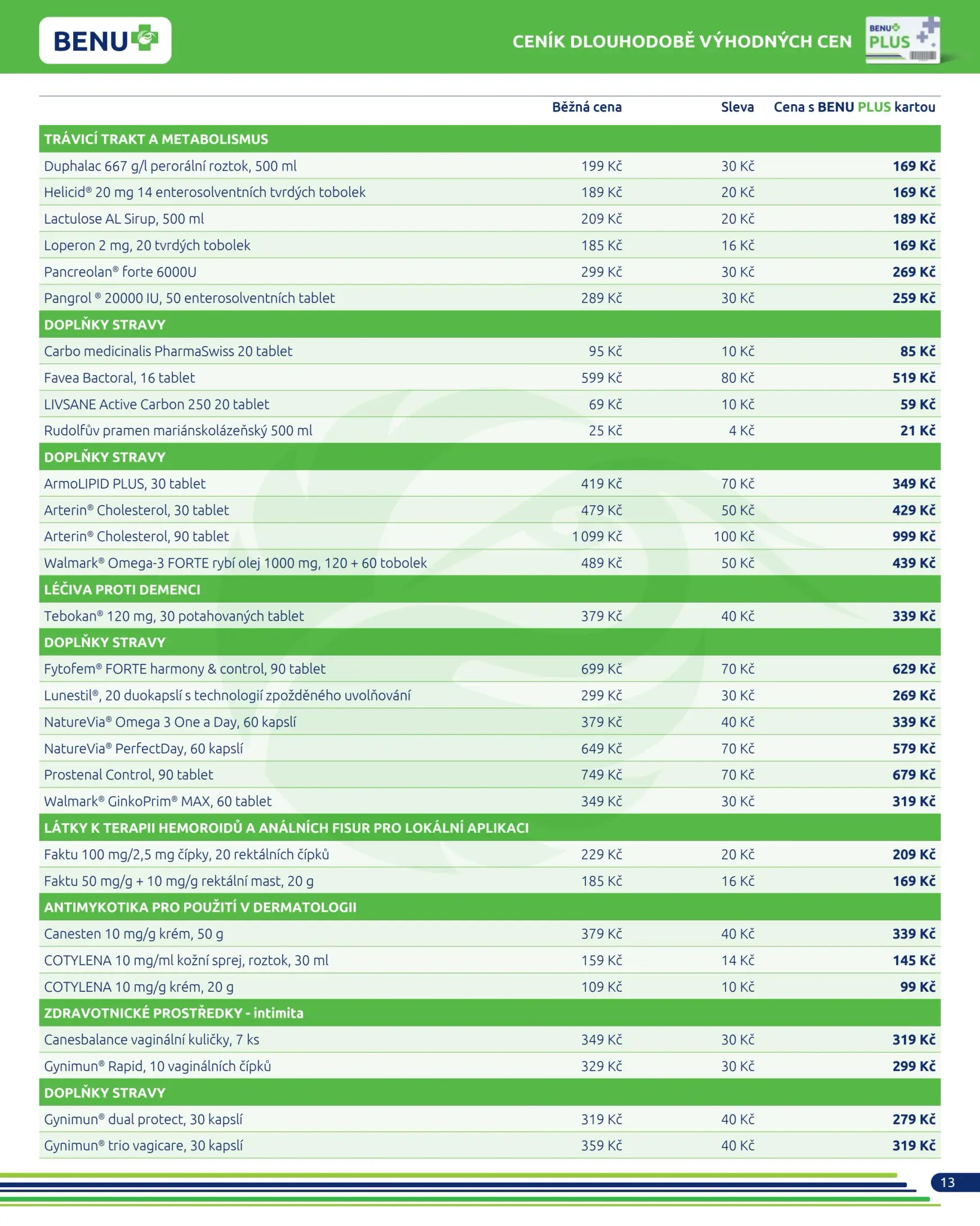 benu - Leták BENU Lékárna od 01.12. do 31.12. - page: 13