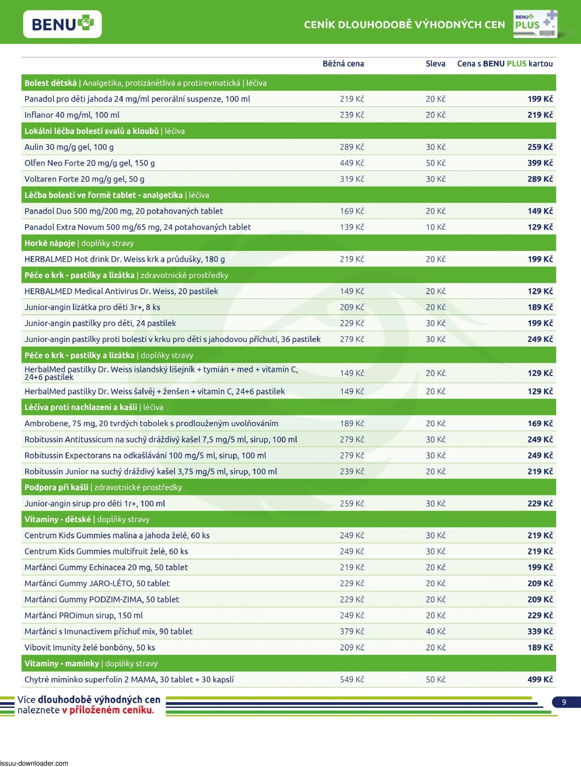 benu - Leták BENU Lékárna od 01.02. do 28.02. - page: 9