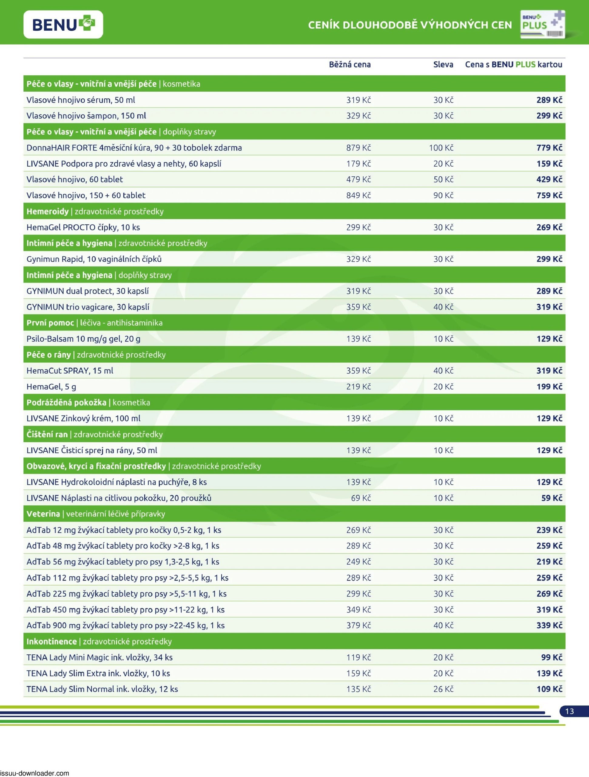 benu - Leták BENU Lékárna od 01.02. do 28.02. - page: 13